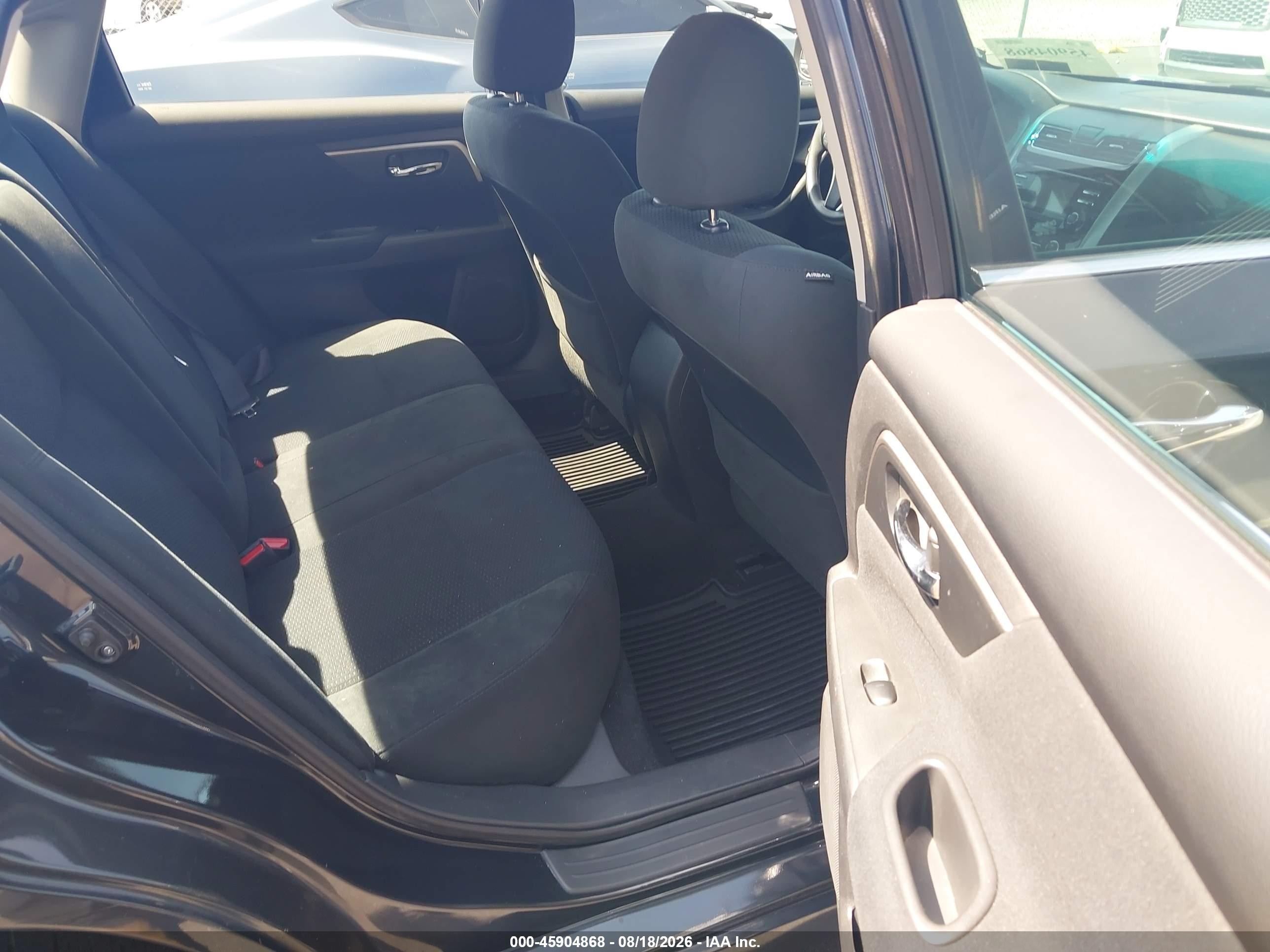2015 Nissan Altima 2.5 S Black vin: 1N4AL3AP0FC161227