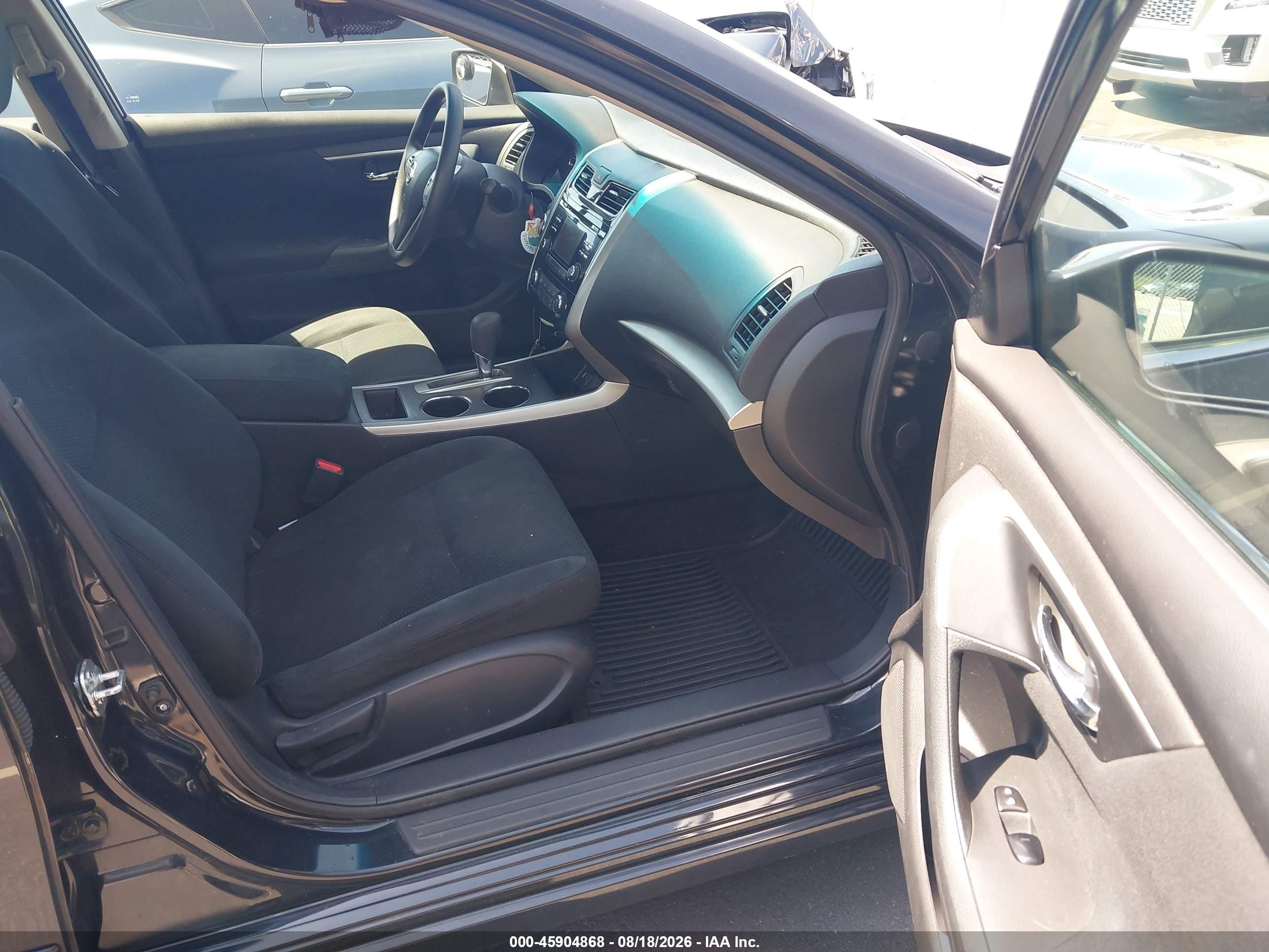 2015 Nissan Altima 2.5 S Black vin: 1N4AL3AP0FC161227