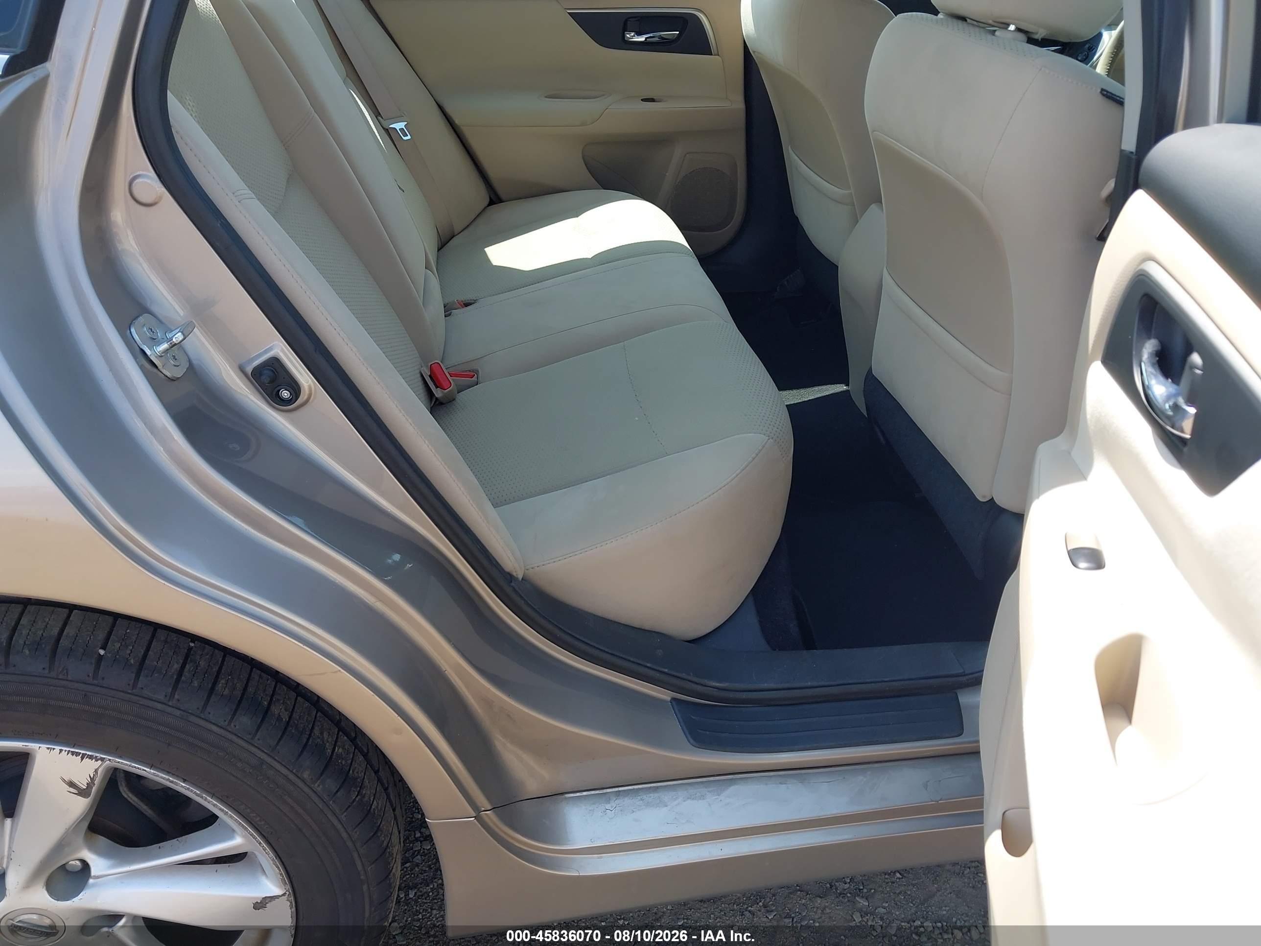 2015 Nissan Altima 2.5 Sv Beige vin: 1N4AL3AP0FC171823
