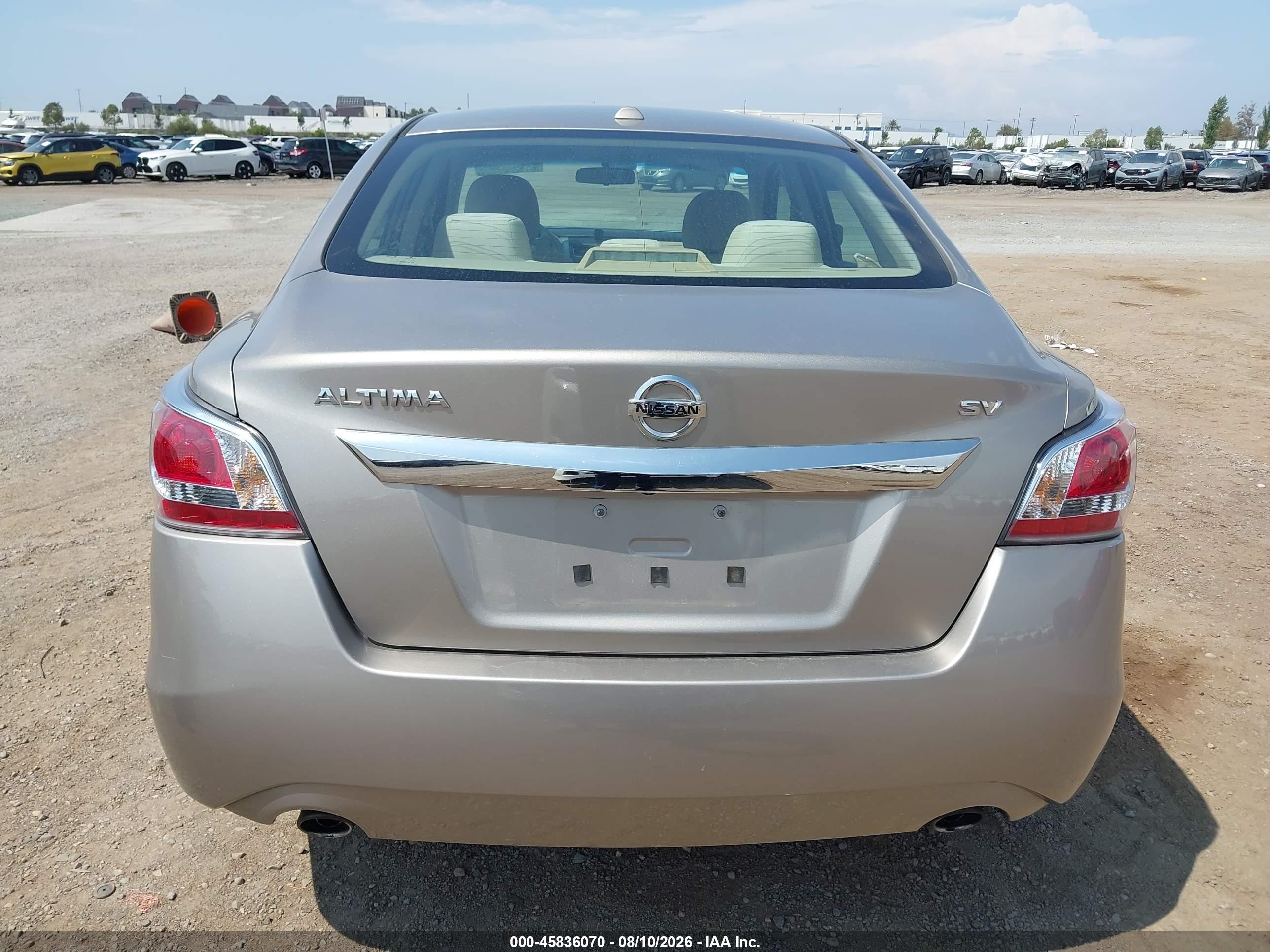 2015 Nissan Altima 2.5 Sv Beige vin: 1N4AL3AP0FC171823