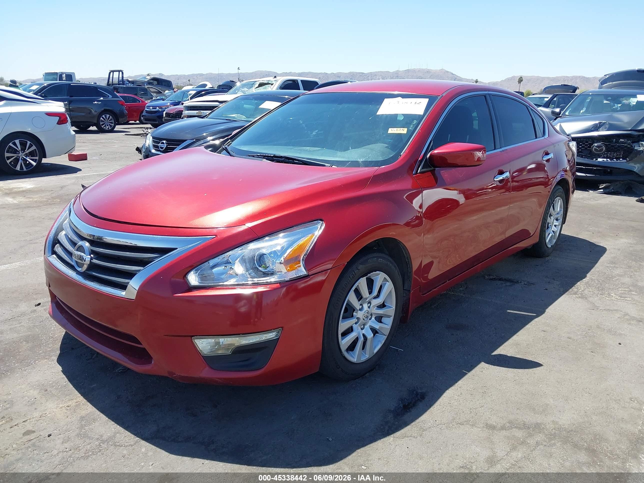 2015 Nissan Altima 2.5 S Red vin: 1N4AL3AP0FC176679