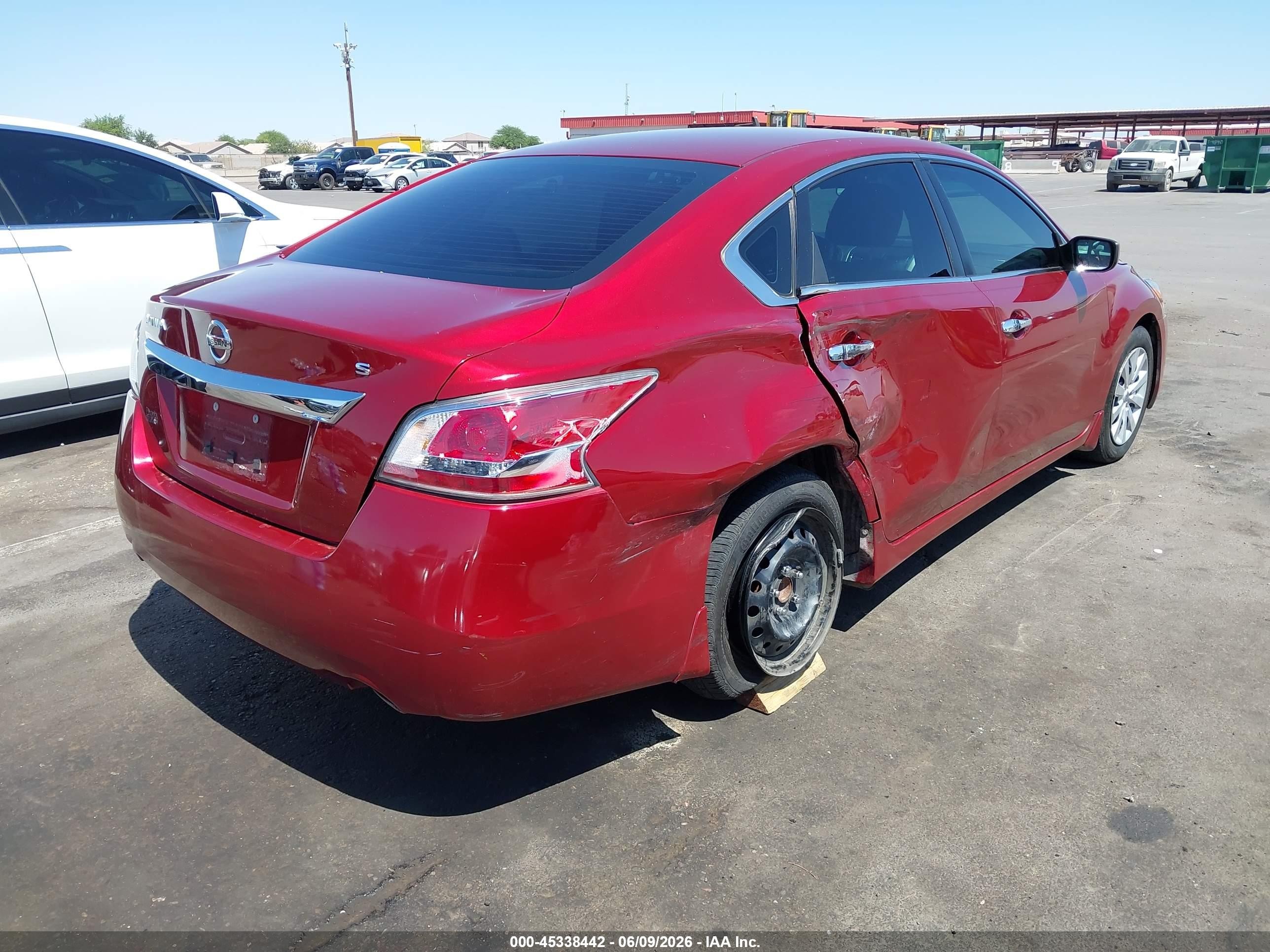 2015 Nissan Altima 2.5 S Red vin: 1N4AL3AP0FC176679