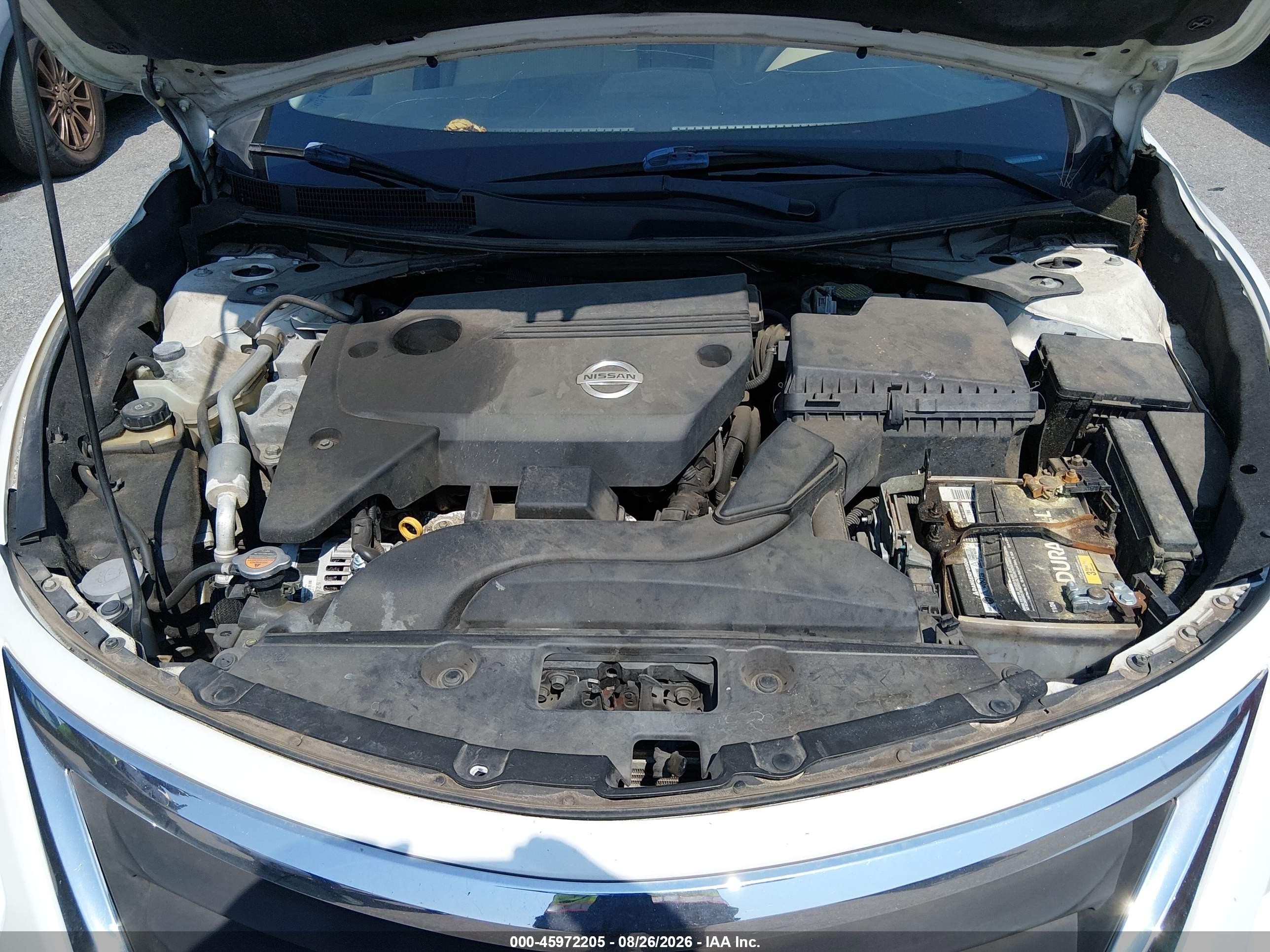 2015 Nissan Altima 2.5 S White vin: 1N4AL3AP0FC191392