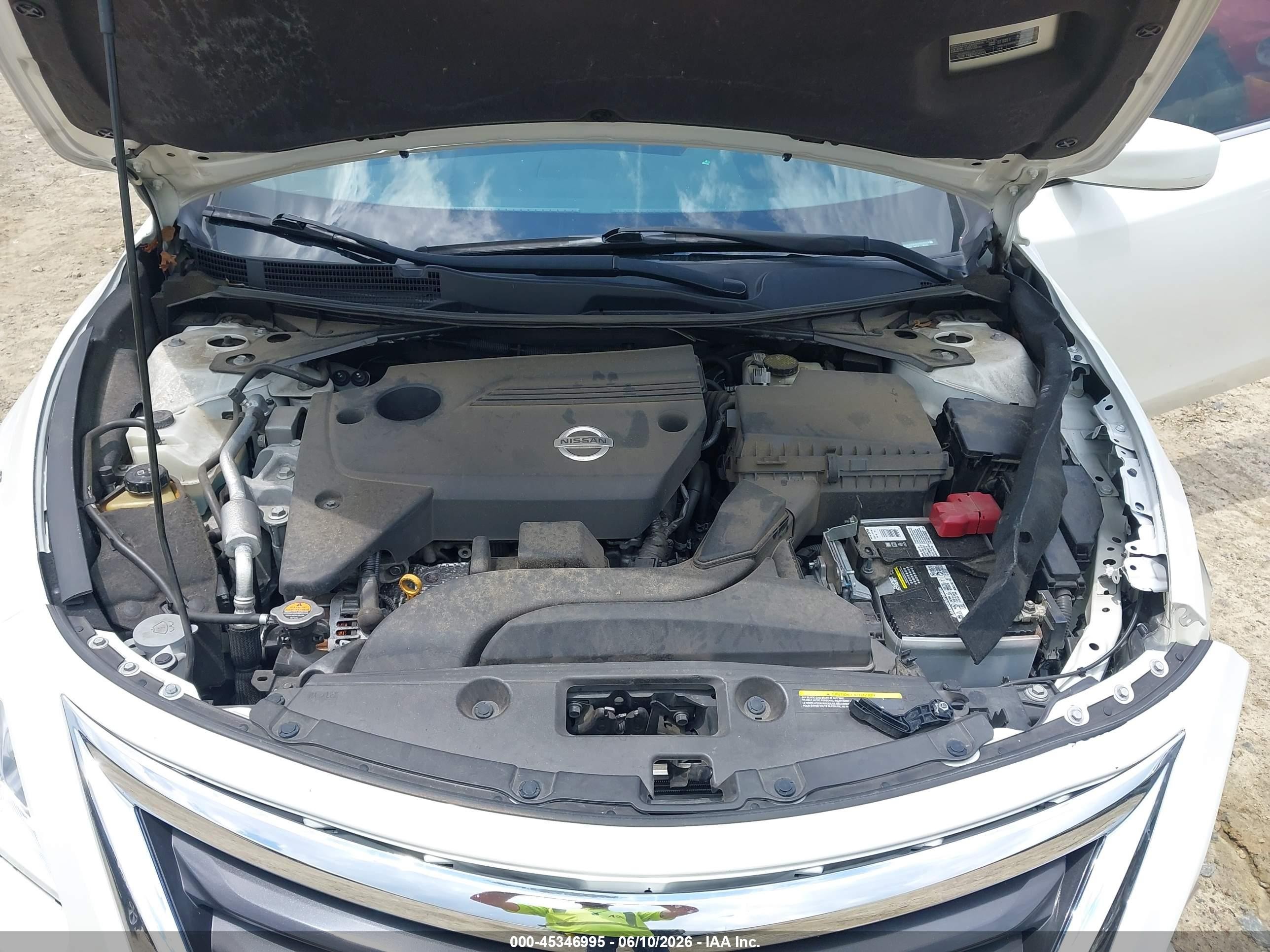 2015 Nissan Altima 2.5 S White vin: 1N4AL3AP0FC195295