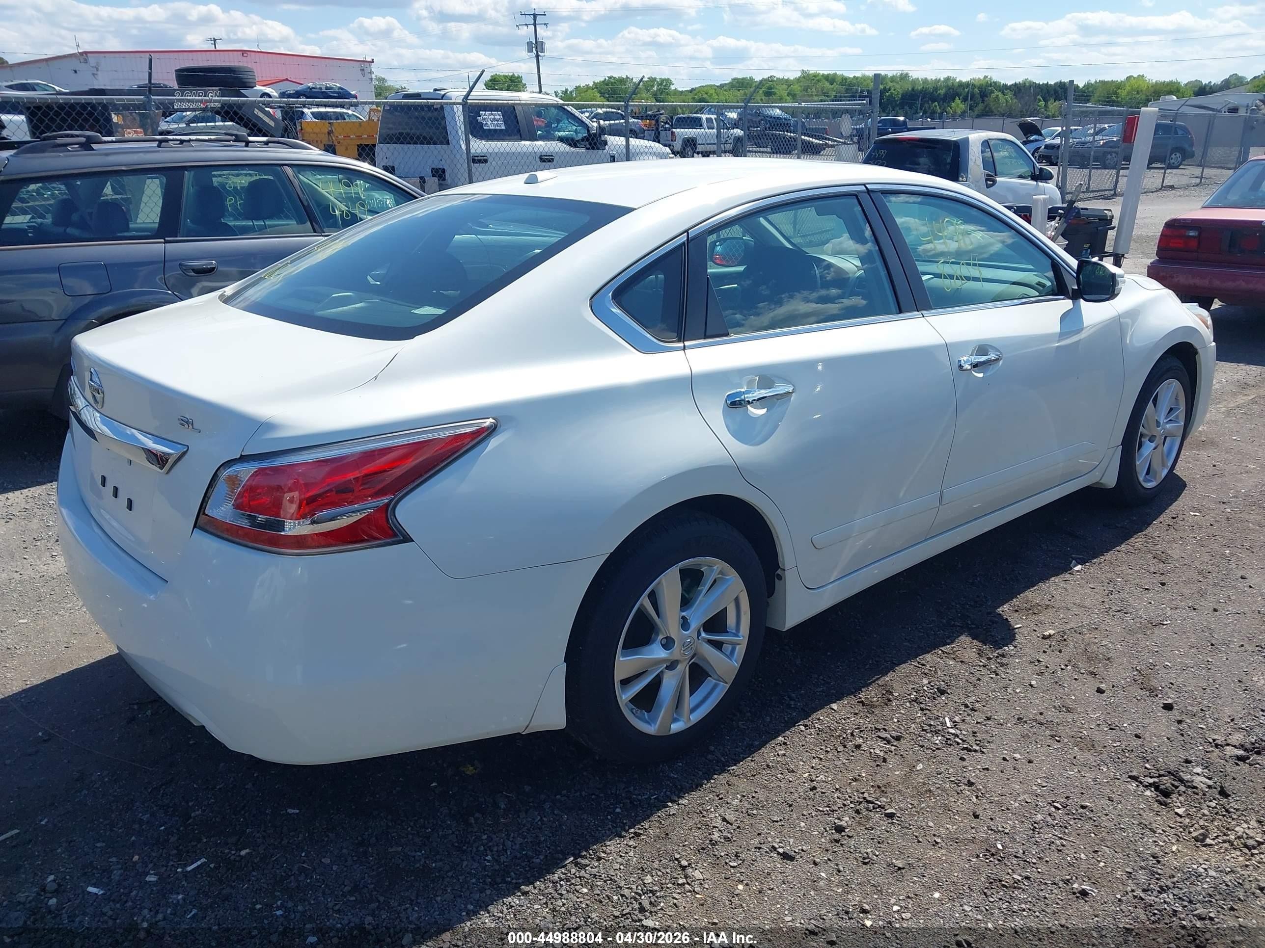 2015 Nissan Altima 2.5/2.5 S/2.5 Sl/2.5 Sv White vin: 1N4AL3AP0FC208594