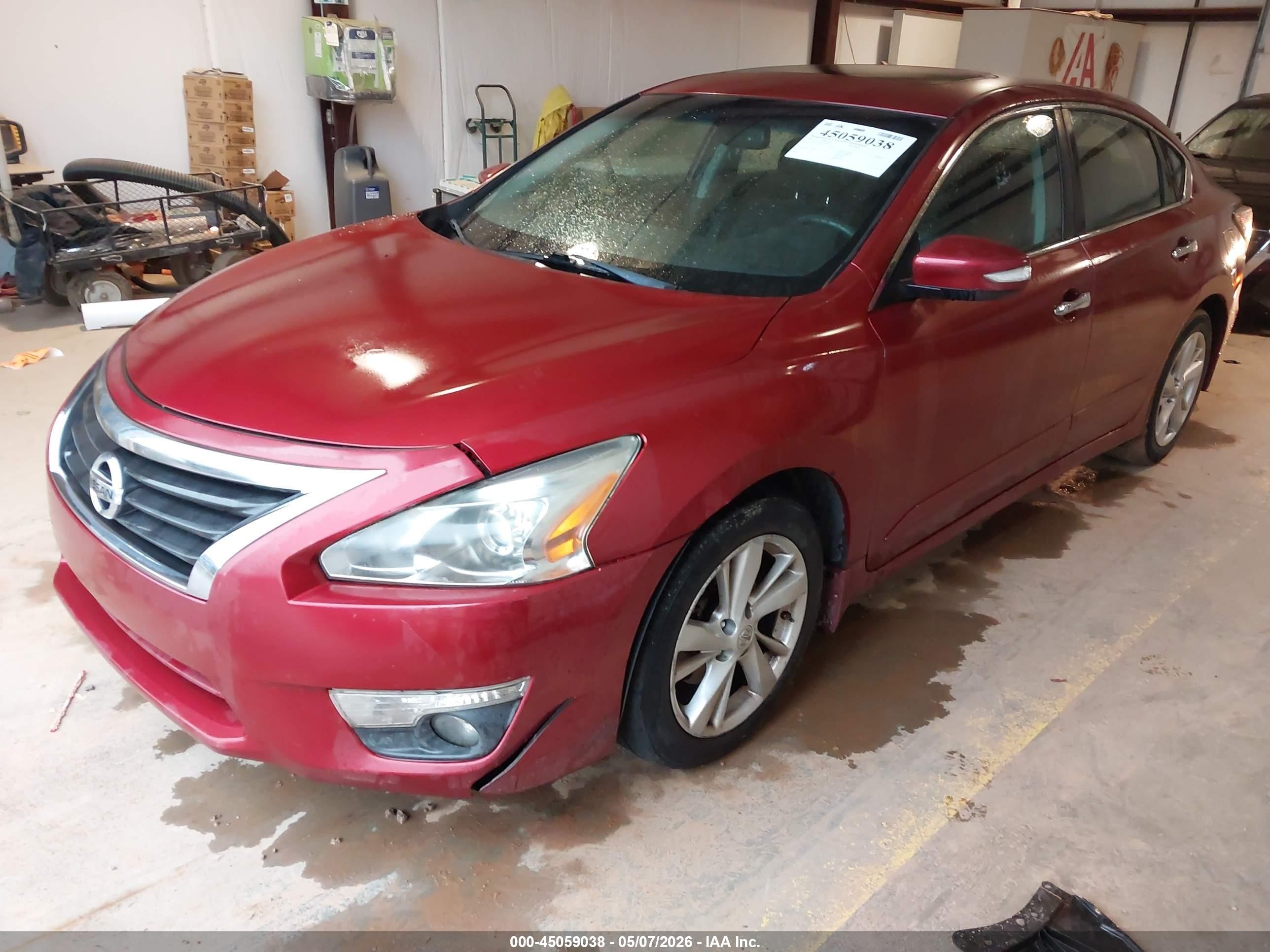 2015 Nissan Altima 2.5 Sl Red vin: 1N4AL3AP0FC209566