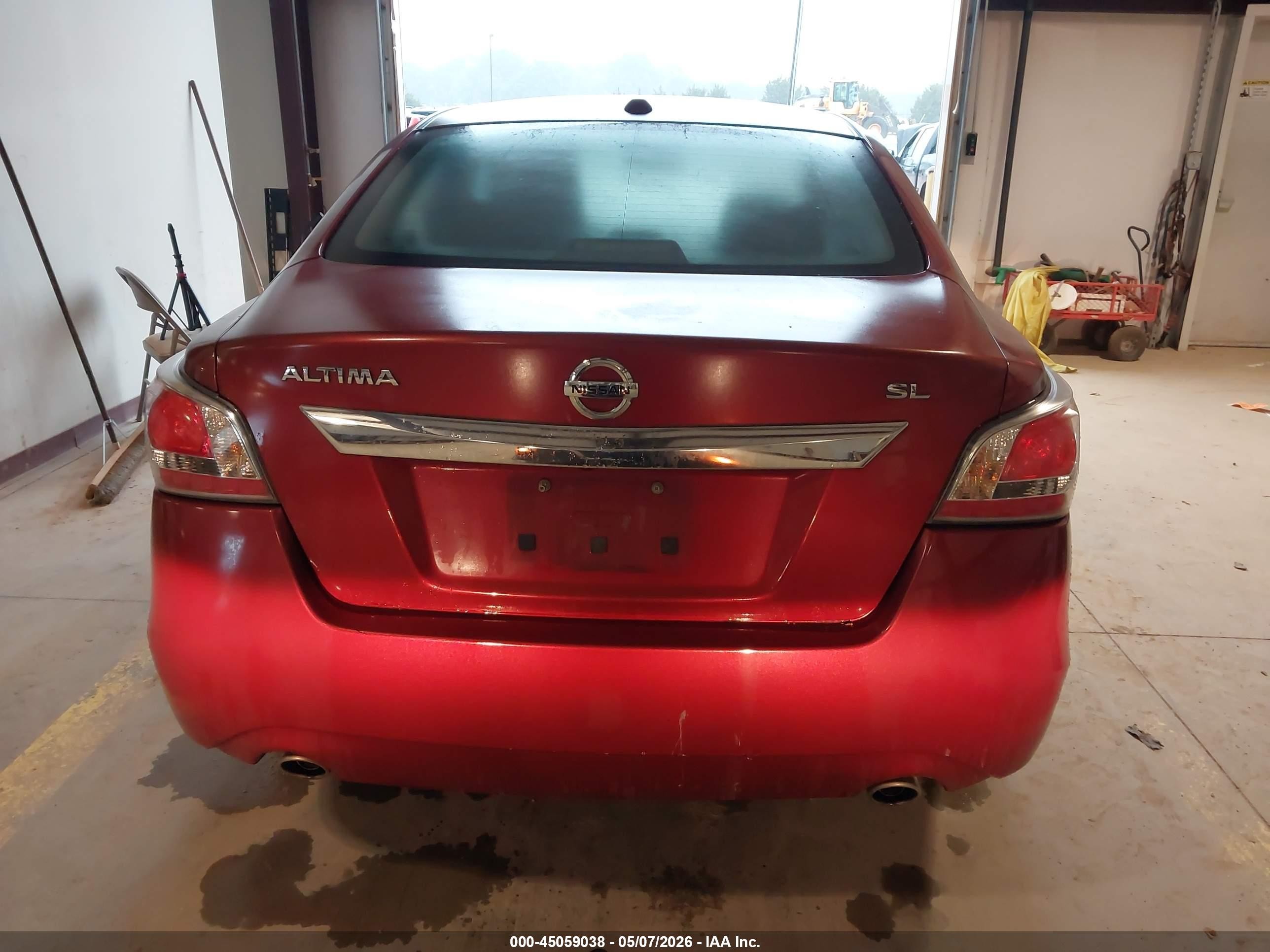 2015 Nissan Altima 2.5 Sl Red vin: 1N4AL3AP0FC209566