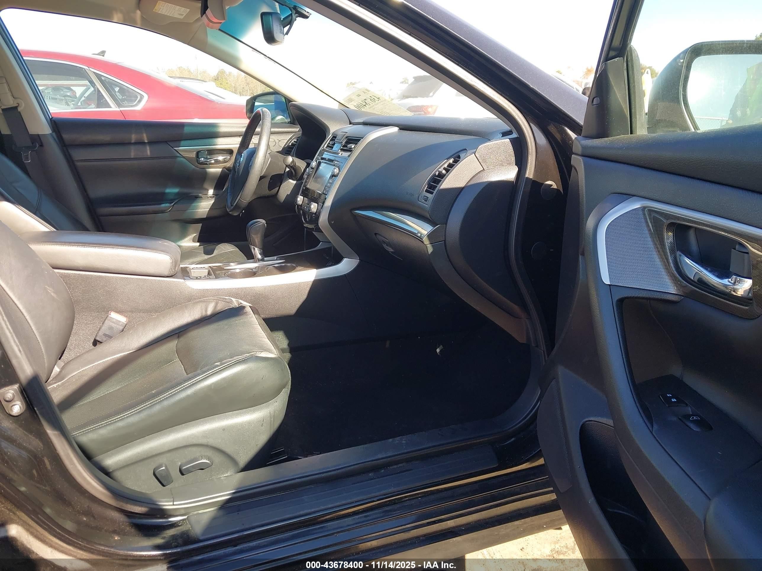 2015 Nissan Altima 2.5 Sl Black vin: 1N4AL3AP0FC210572