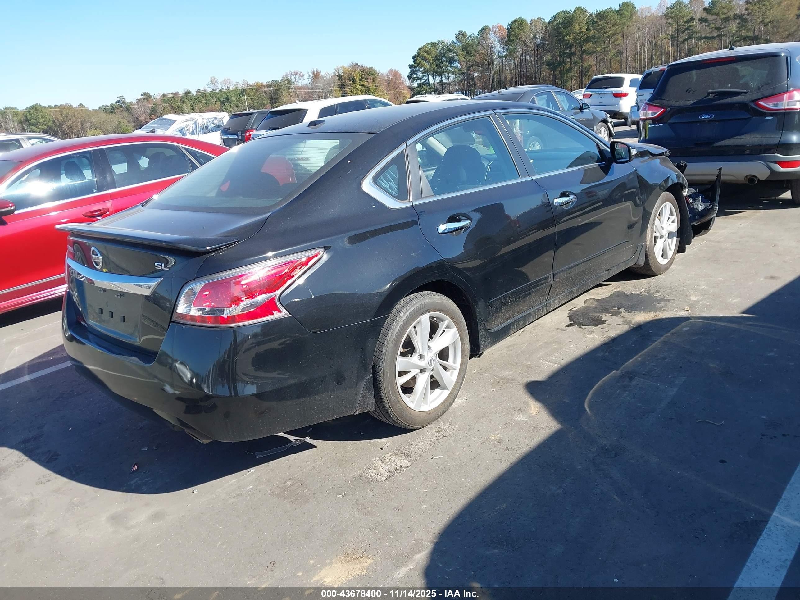 2015 Nissan Altima 2.5 Sl Black vin: 1N4AL3AP0FC210572
