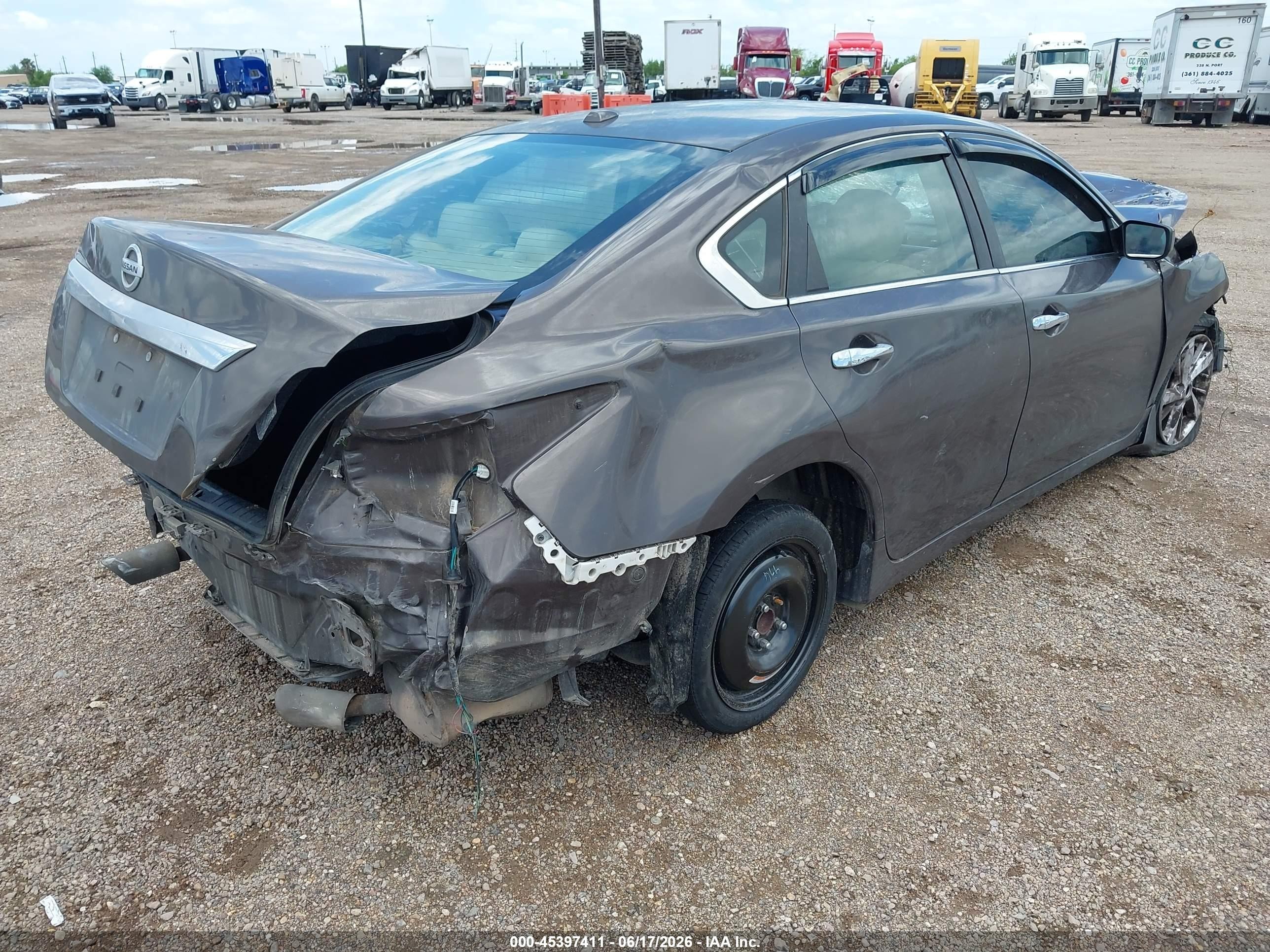 2015 Nissan Altima 2.5 Sv Brown vin: 1N4AL3AP0FC222897