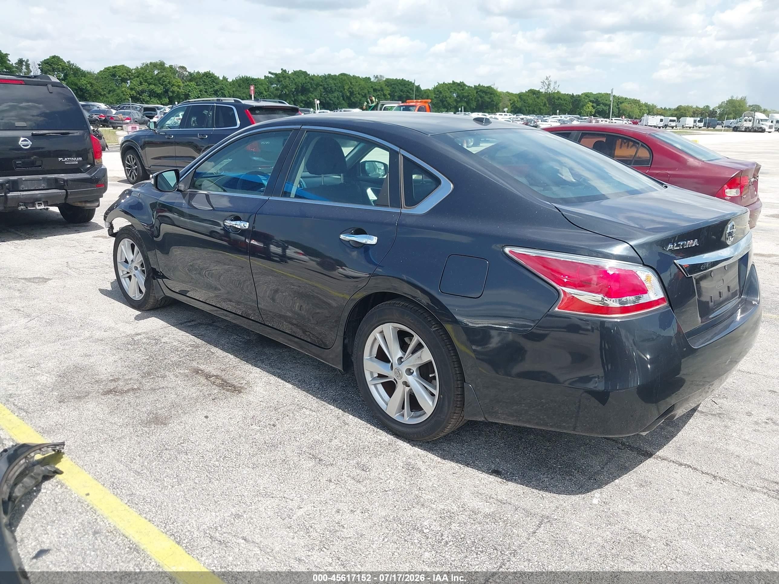 2015 Nissan Altima 2.5 Sl Black vin: 1N4AL3AP0FC227954