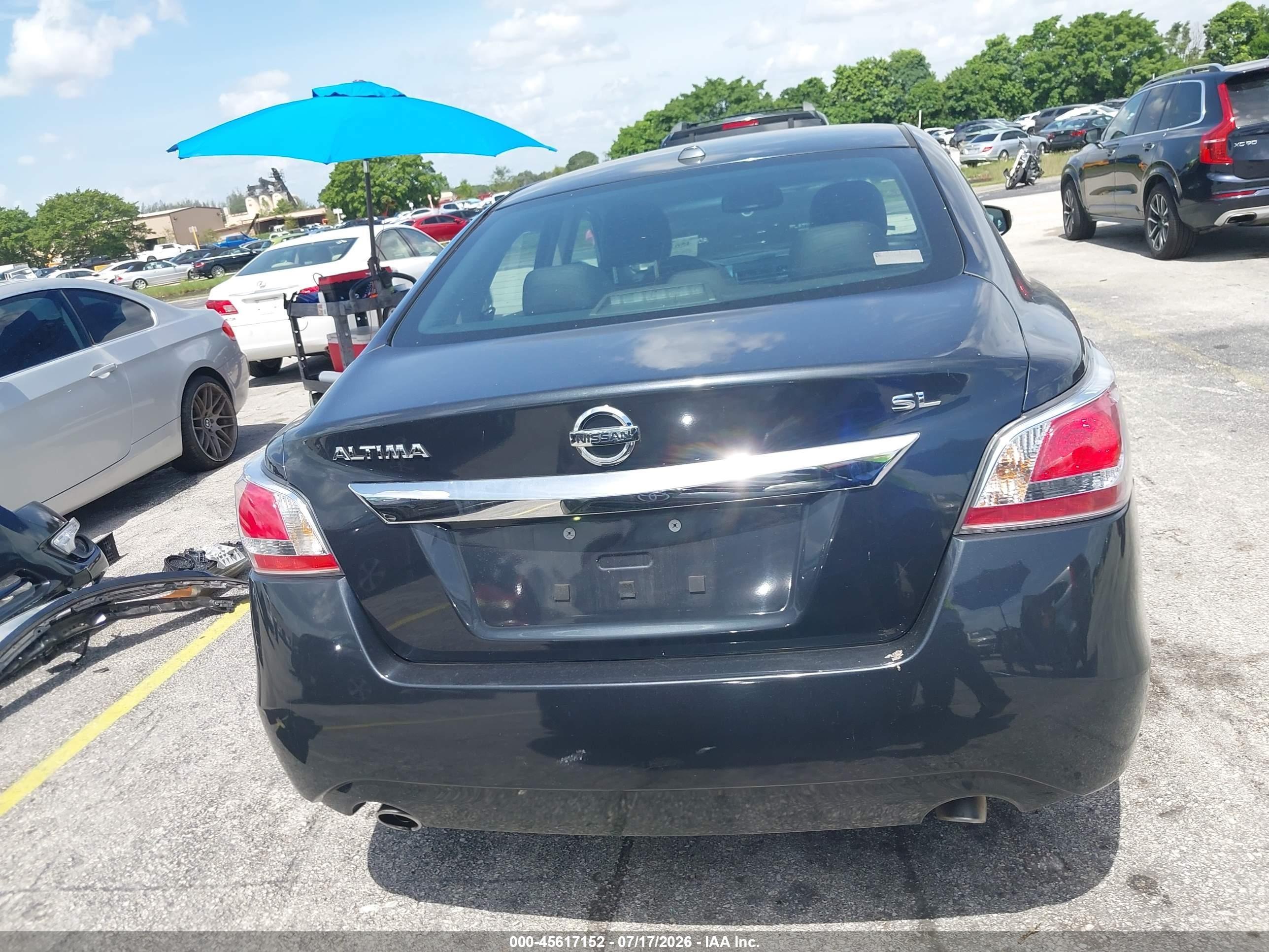2015 Nissan Altima 2.5 Sl Black vin: 1N4AL3AP0FC227954