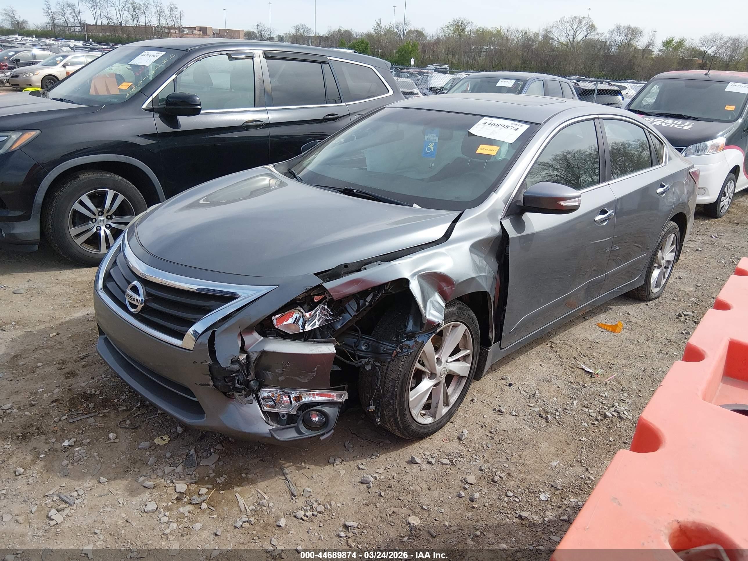 2015 Nissan Altima 2.5 Sv Gray vin: 1N4AL3AP0FC235181