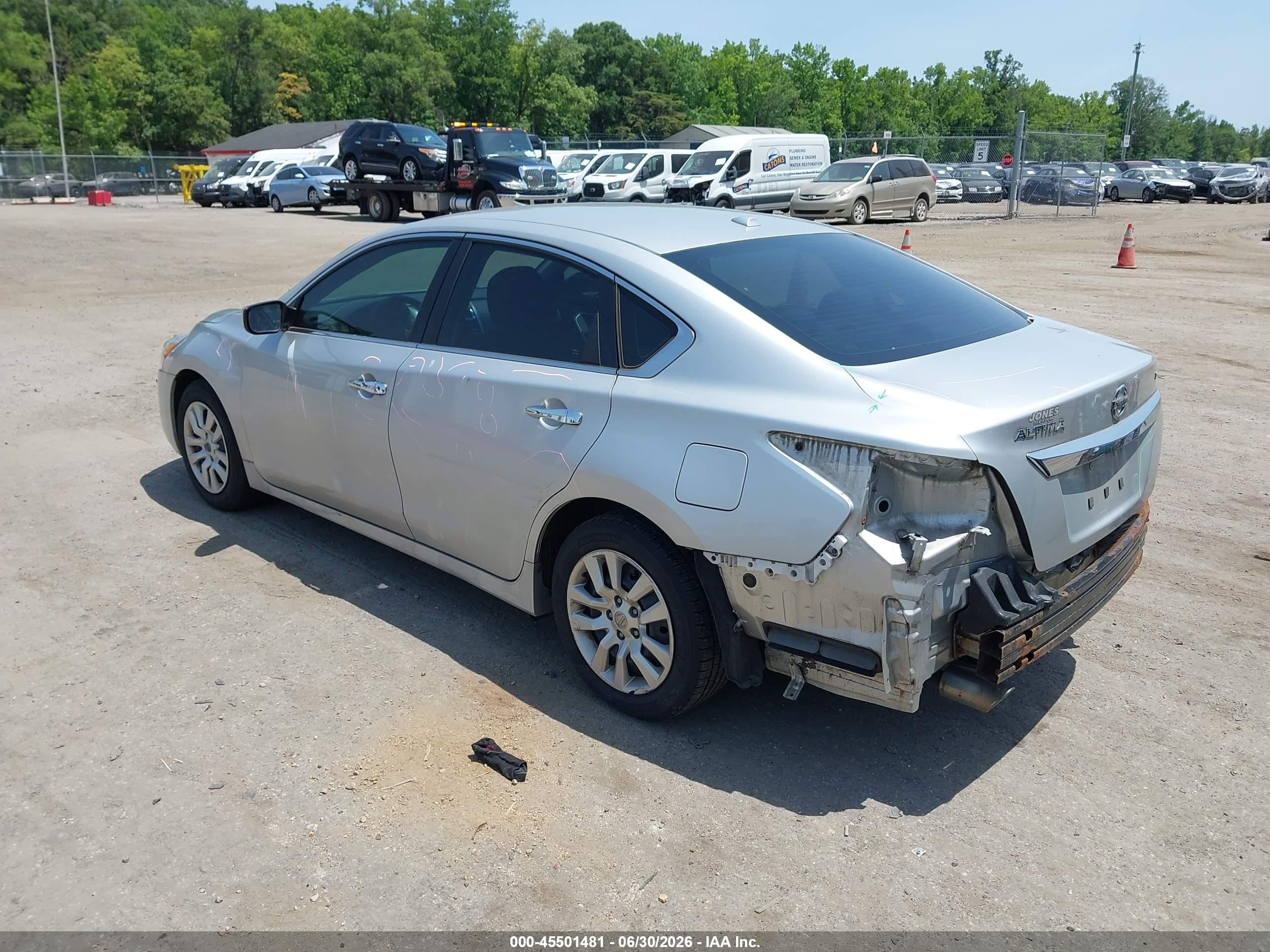 2015 Nissan Altima 2.5/2.5 S/2.5 Sl/2.5 Sv Silver vin: 1N4AL3AP0FC238923