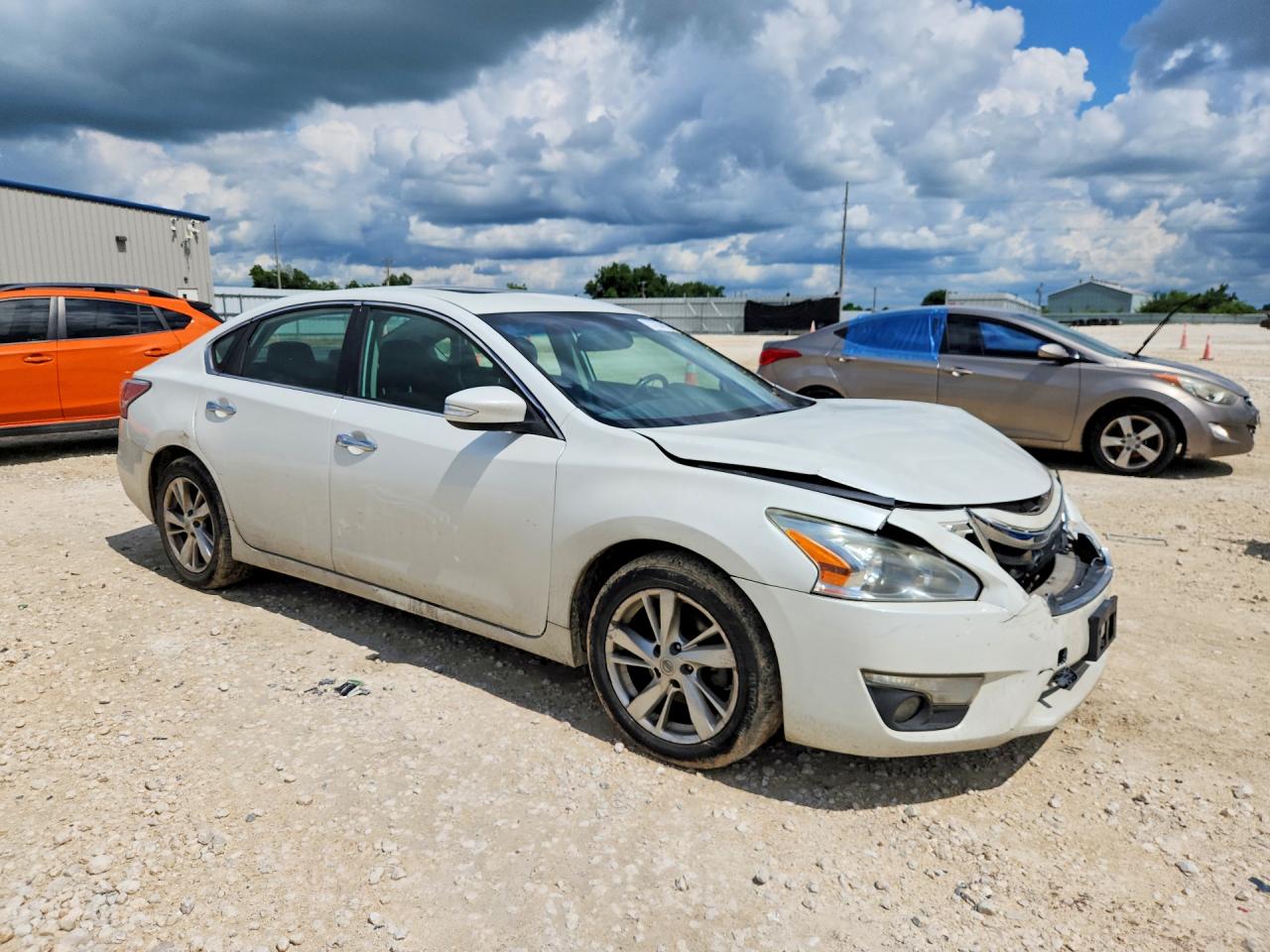 2015 Nissan Altima 2.5 Sv White vin: 1N4AL3AP0FC247878