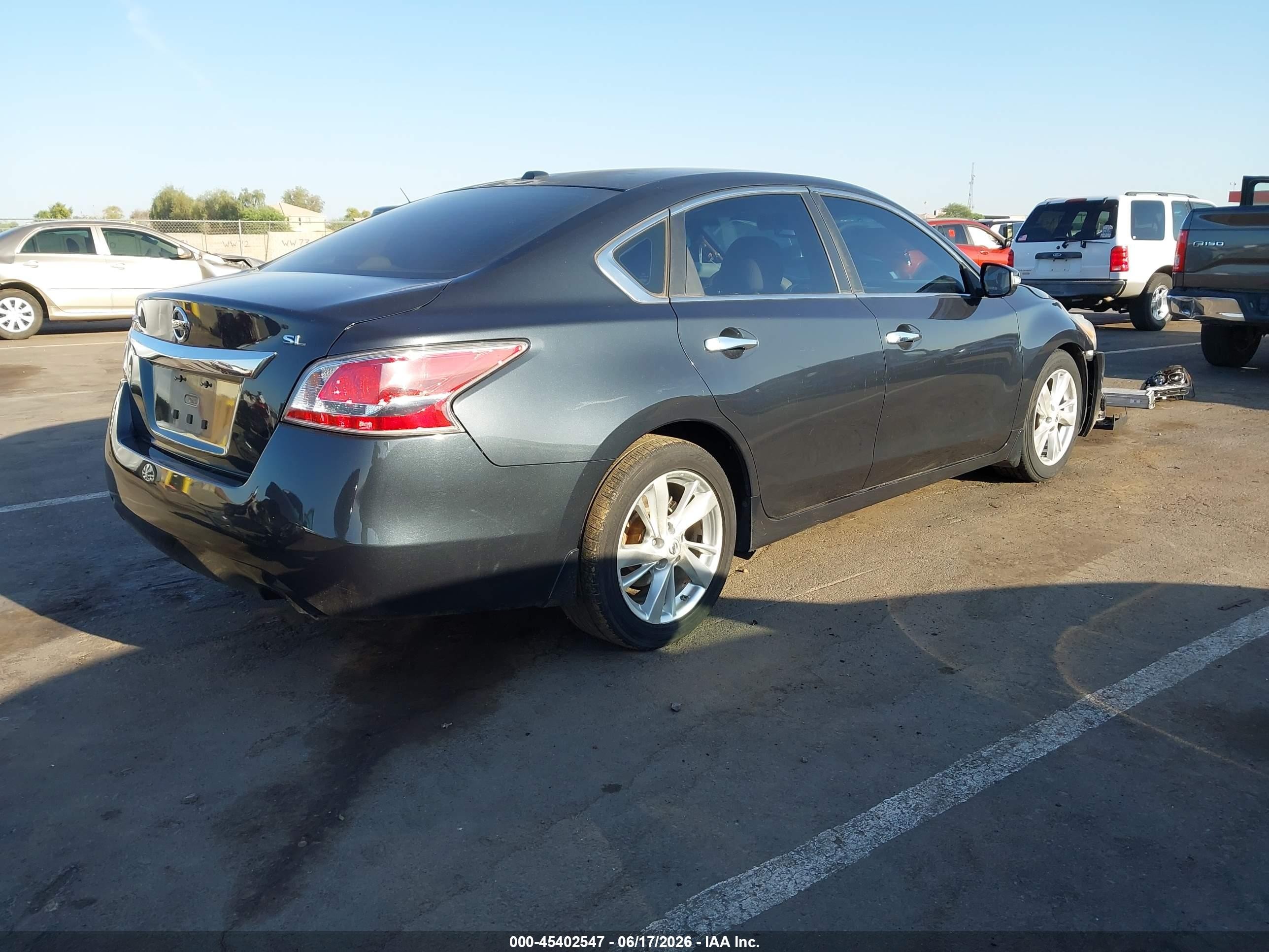 2015 Nissan Altima 2.5 Sl Gray vin: 1N4AL3AP0FC256533