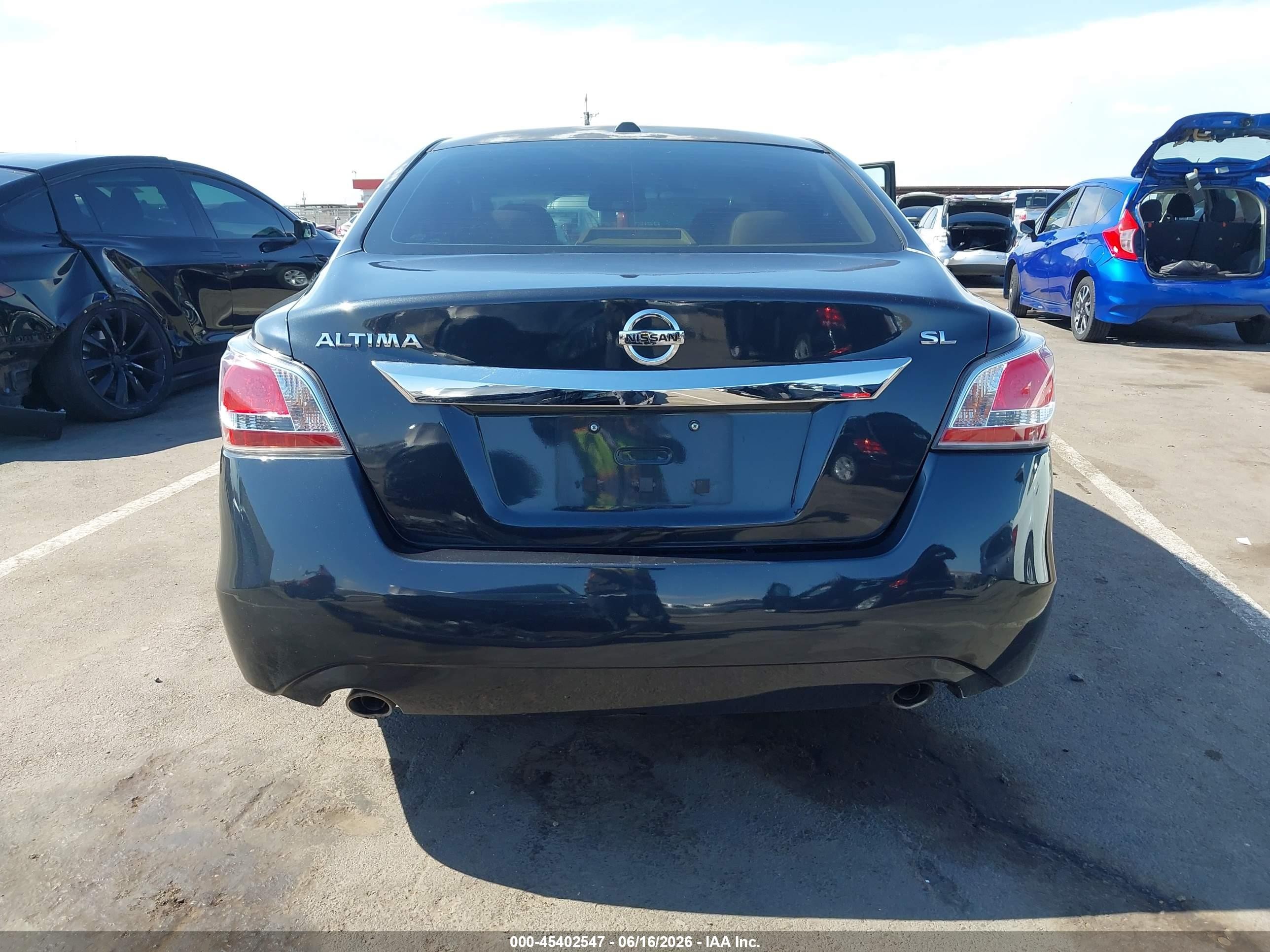 2015 Nissan Altima 2.5 Sl Gray vin: 1N4AL3AP0FC256533