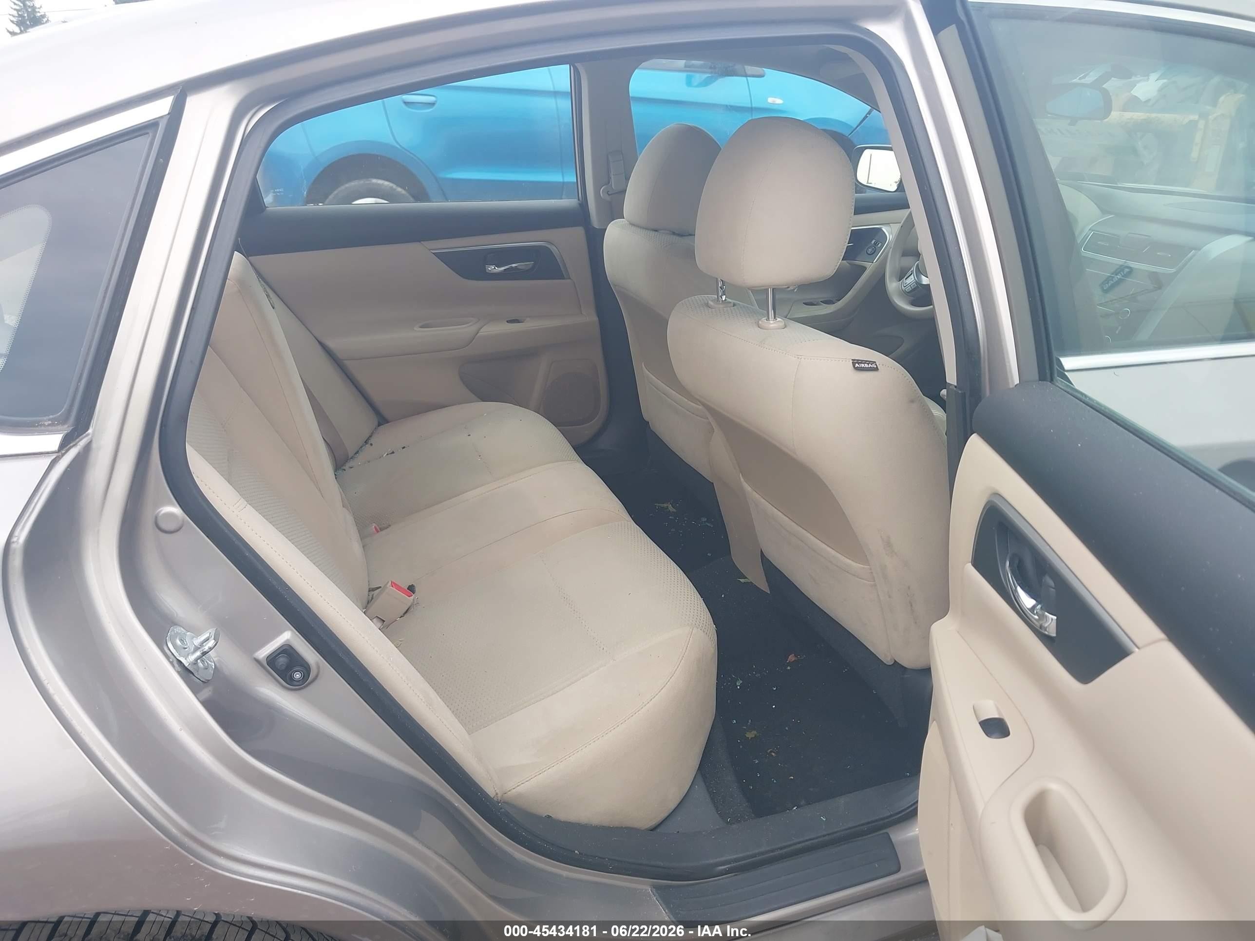 2015 Nissan Altima 2.5/2.5 S/2.5 Sl/2.5 Sv Gray vin: 1N4AL3AP0FC262476