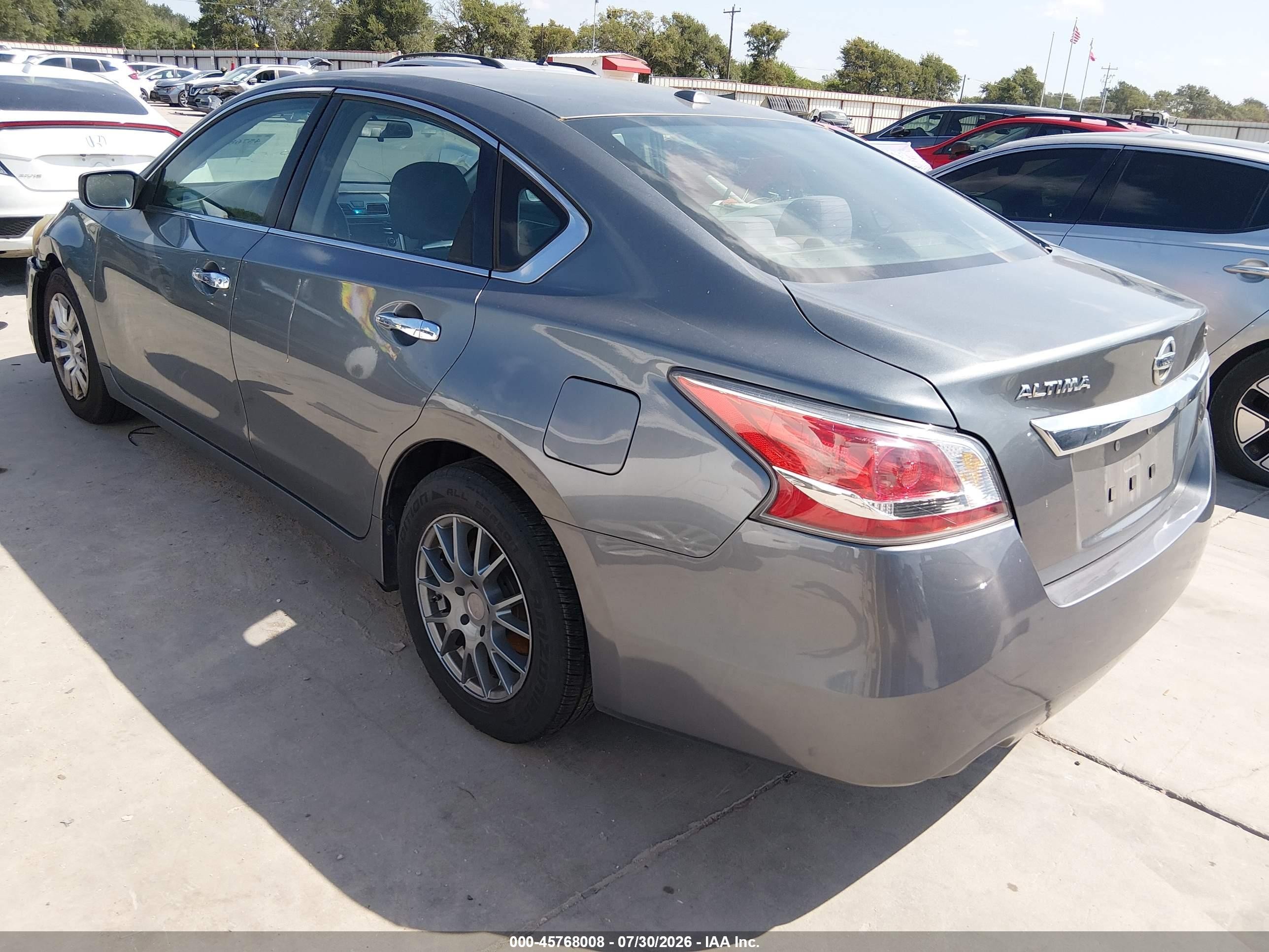 2015 Nissan Altima 2.5/2.5 S/2.5 Sl/2.5 Sv Gray vin: 1N4AL3AP0FC272411
