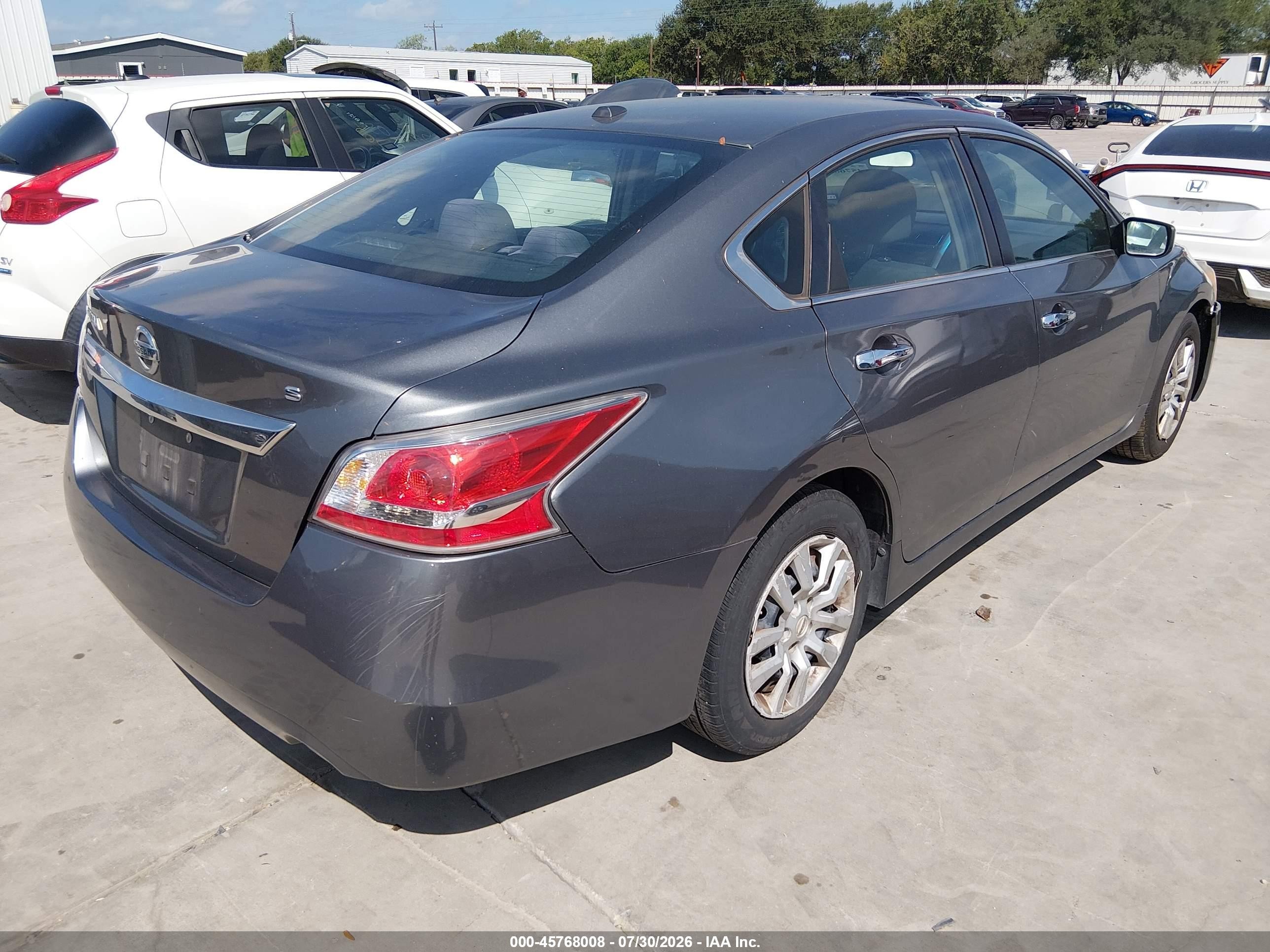 2015 Nissan Altima 2.5/2.5 S/2.5 Sl/2.5 Sv Gray vin: 1N4AL3AP0FC272411