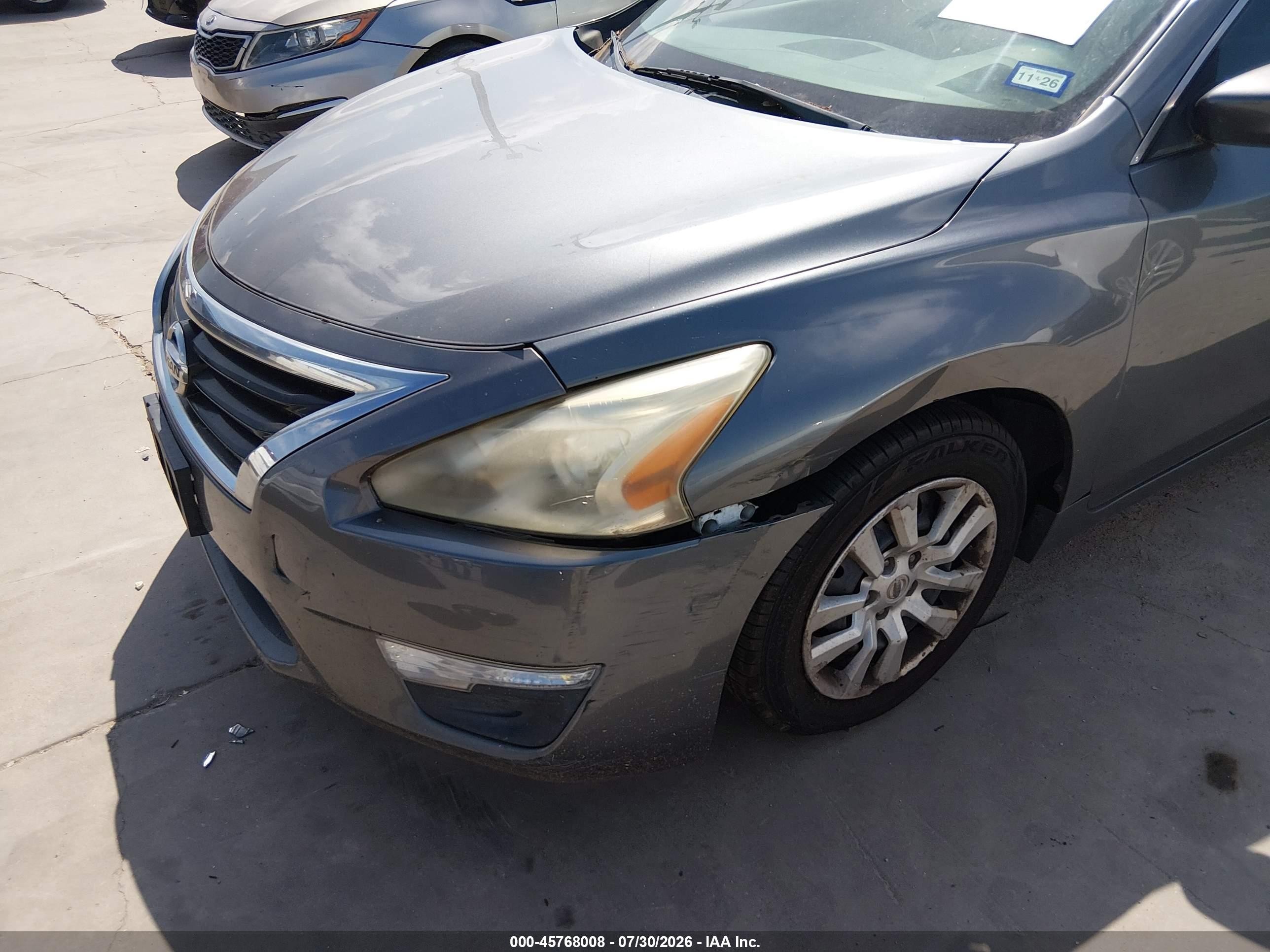2015 Nissan Altima 2.5/2.5 S/2.5 Sl/2.5 Sv Gray vin: 1N4AL3AP0FC272411