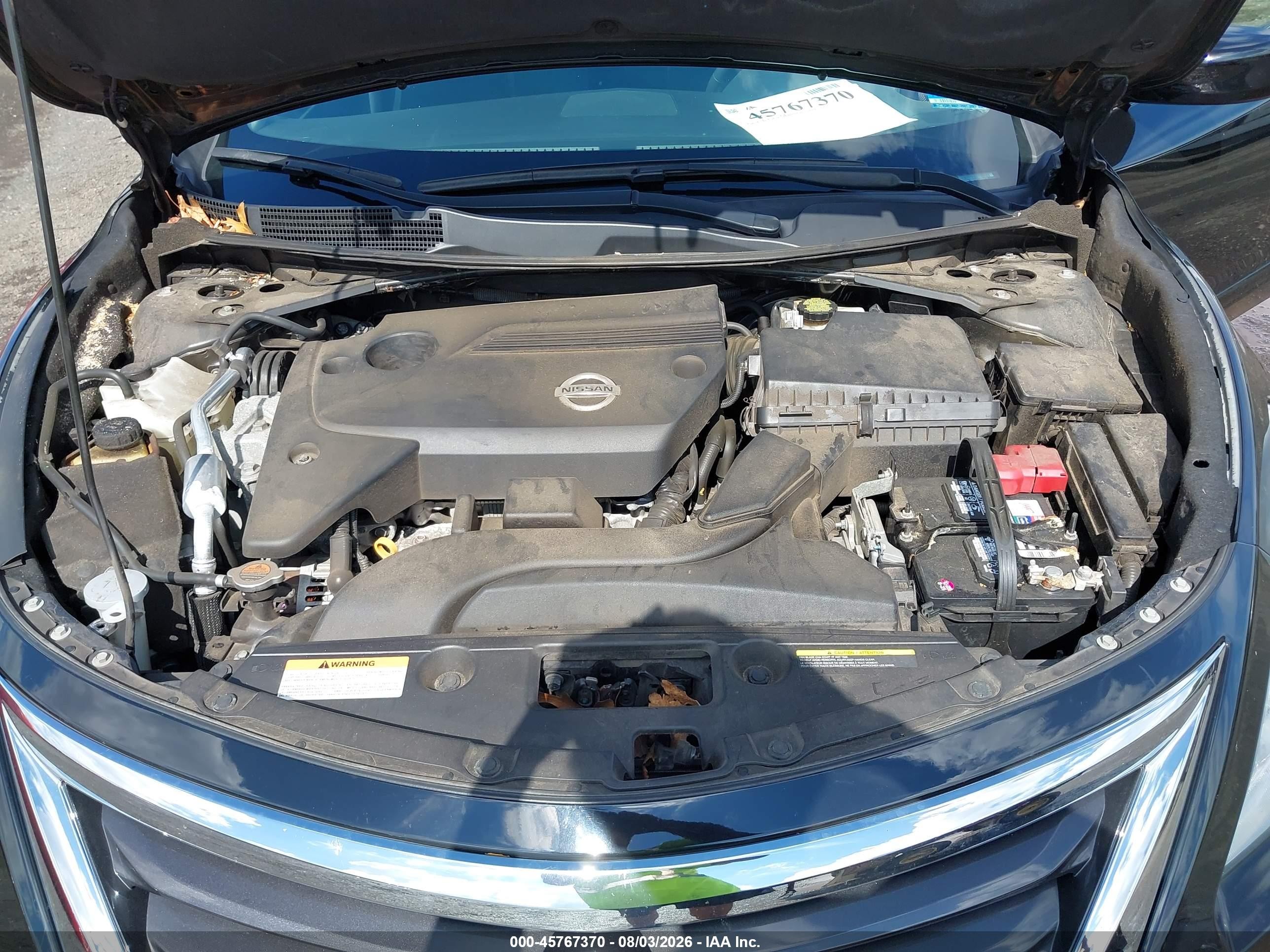 2015 Nissan Altima 2.5 Sv Black vin: 1N4AL3AP0FC279472