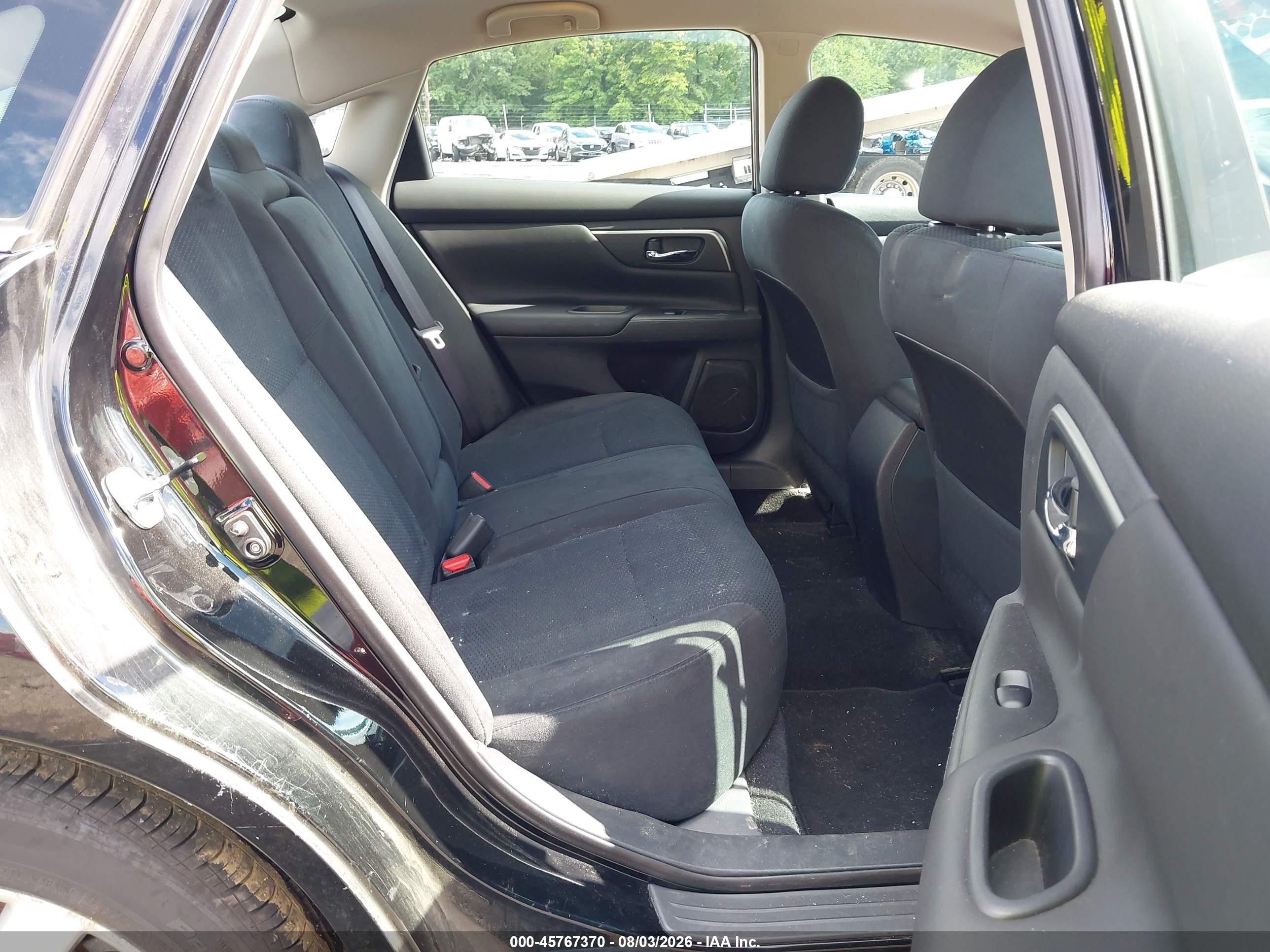 2015 Nissan Altima 2.5 Sv Black vin: 1N4AL3AP0FC279472