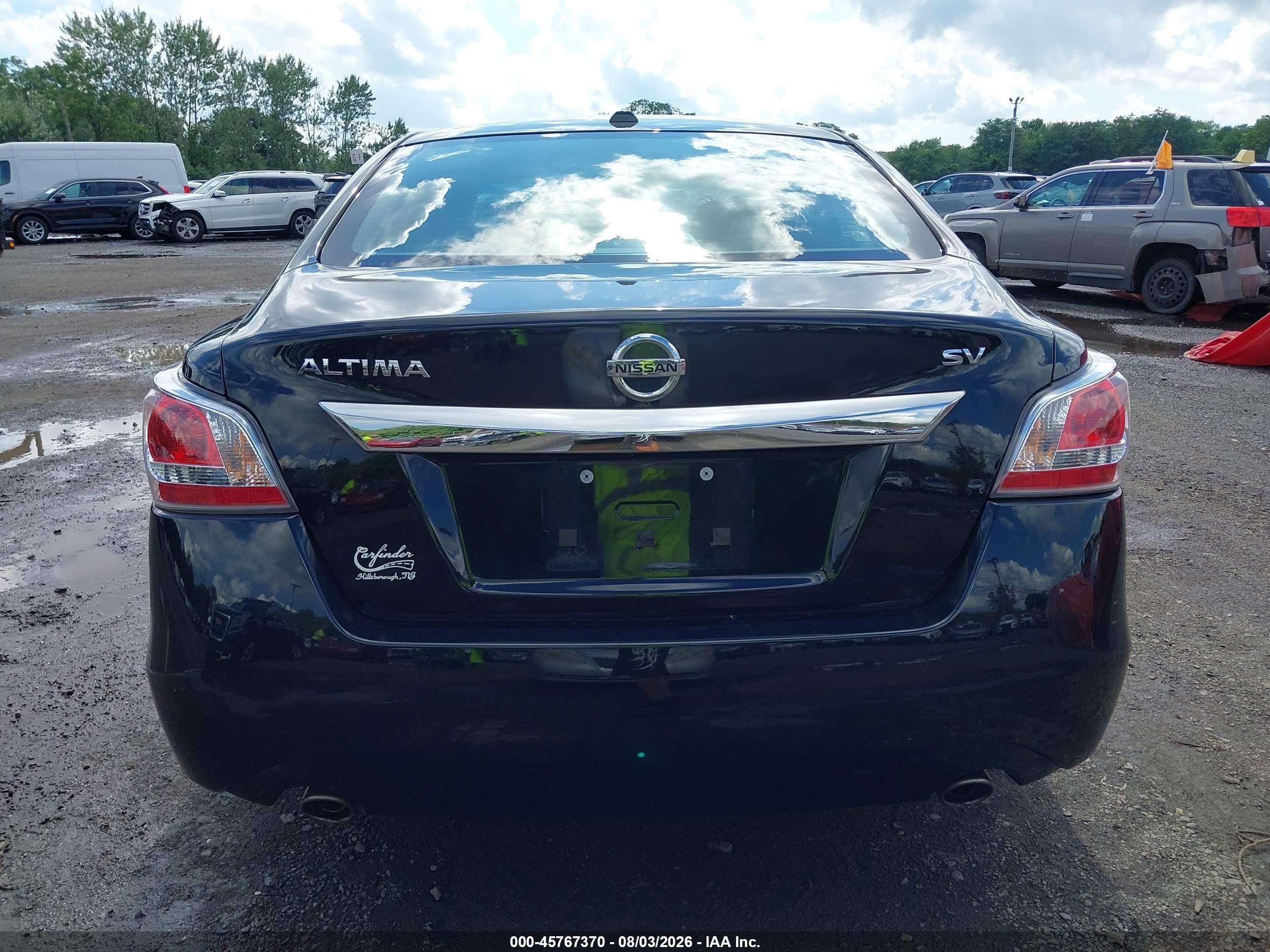 2015 Nissan Altima 2.5 Sv Black vin: 1N4AL3AP0FC279472