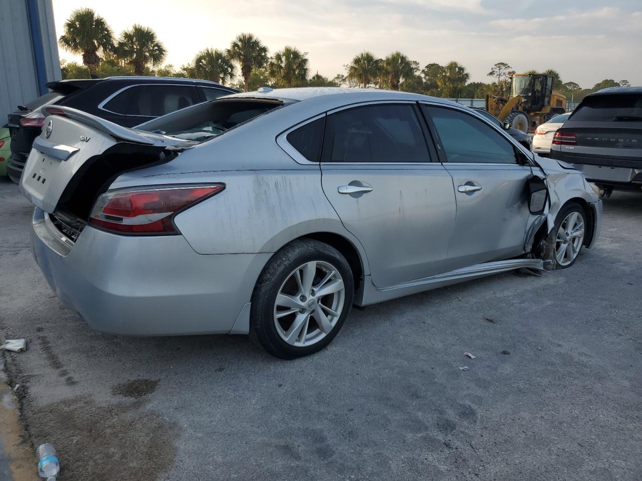 2015 Nissan Altima 2.5 Серебряный vin: 1N4AL3AP0FC418807