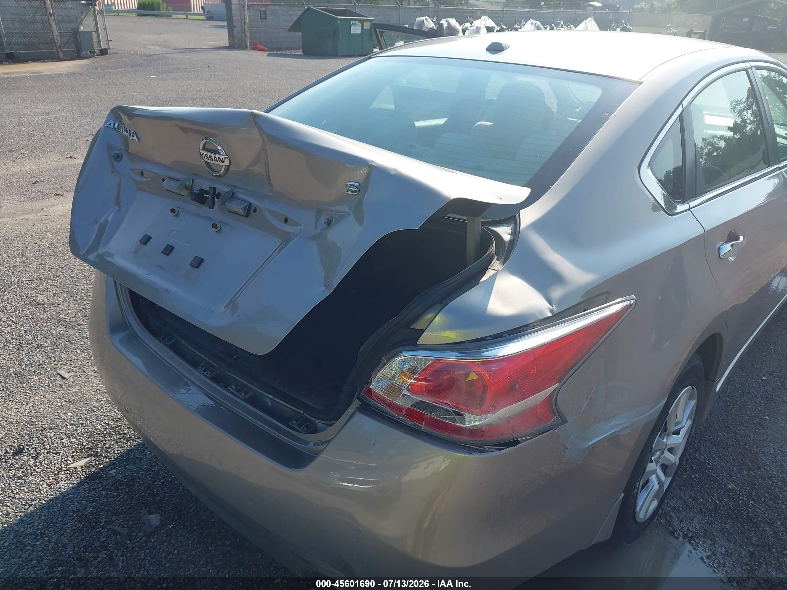 2015 Nissan Altima 2.5 S Gray vin: 1N4AL3AP0FC425255