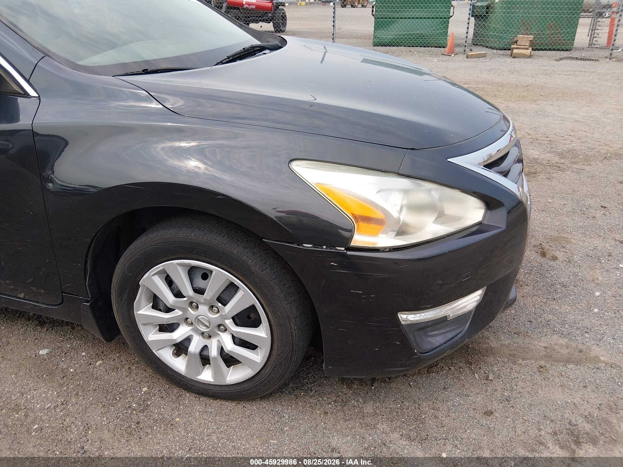 2015 Nissan Altima 2.5 S Black vin: 1N4AL3AP0FC428852