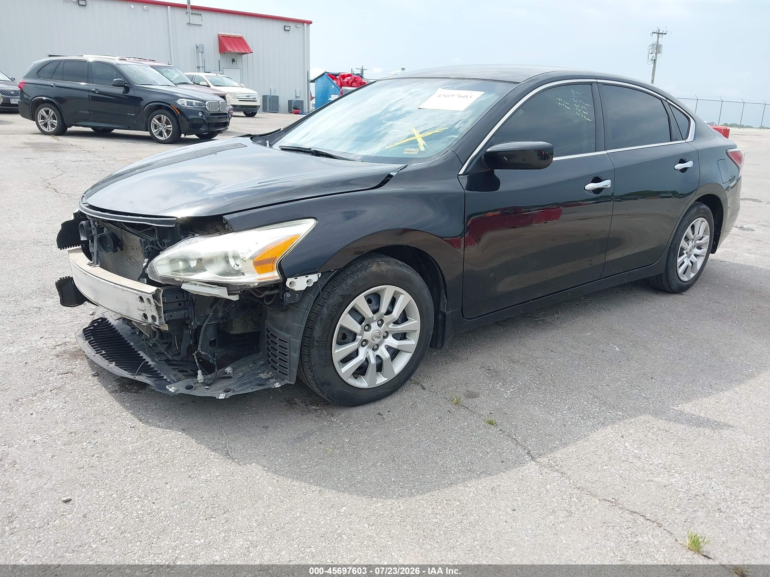 2015 Nissan Altima 2.5 S Black vin: 1N4AL3AP0FC433758