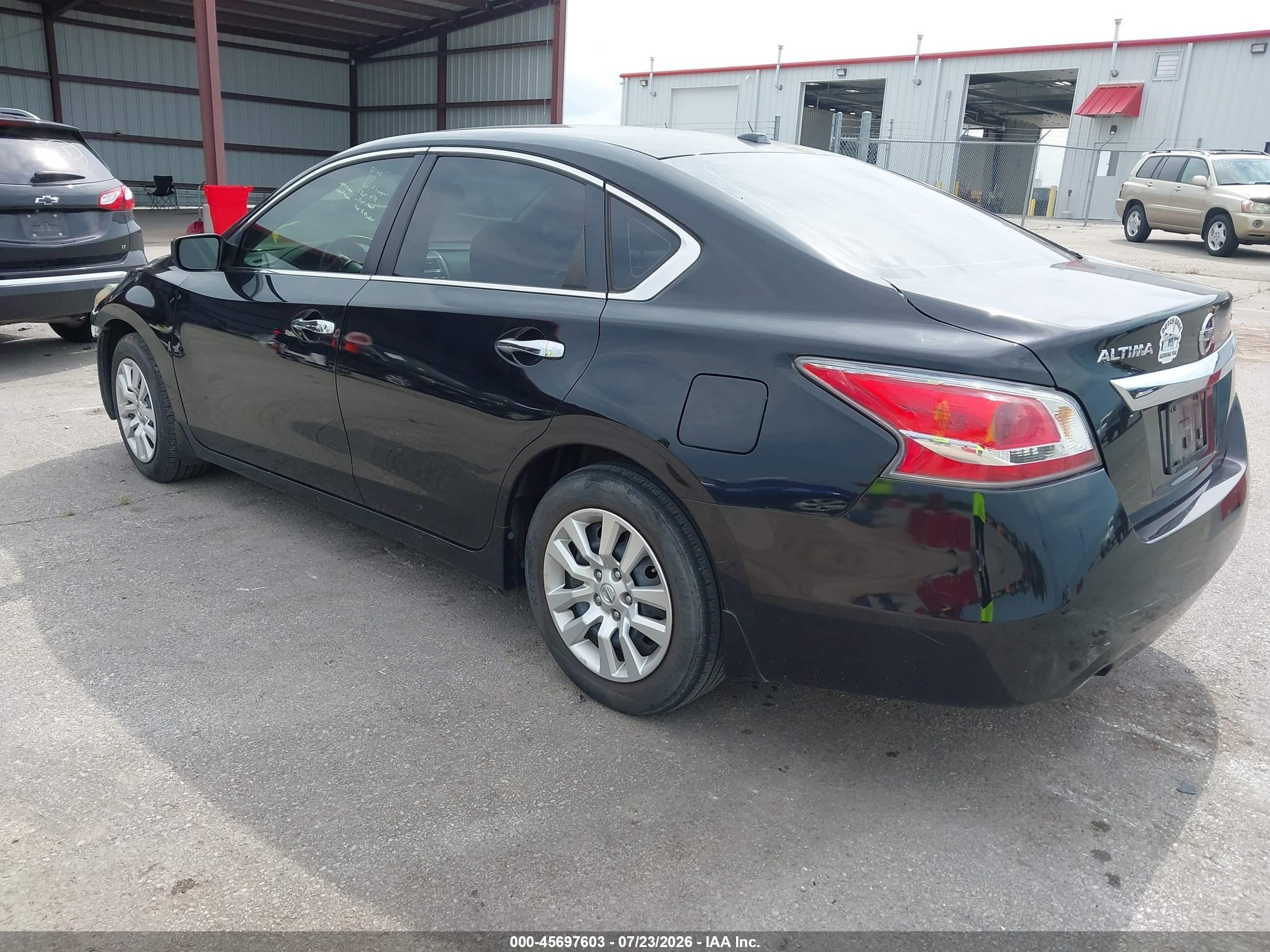 2015 Nissan Altima 2.5 S Black vin: 1N4AL3AP0FC433758