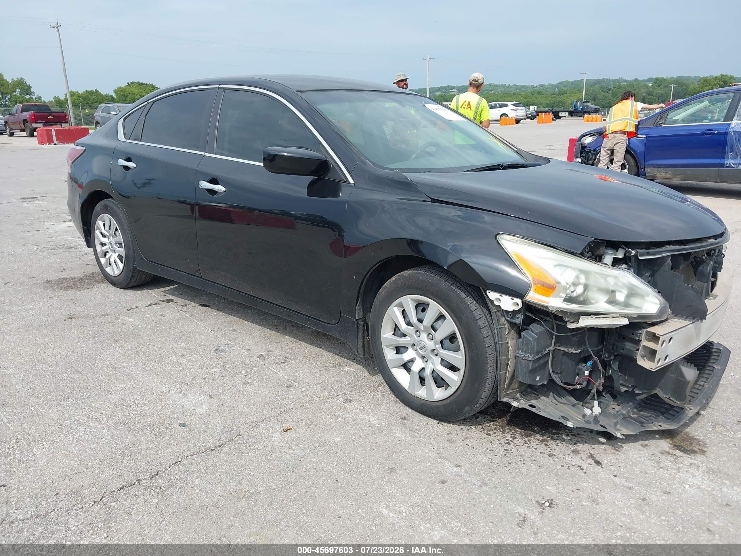 2015 Nissan Altima 2.5 S Black vin: 1N4AL3AP0FC433758
