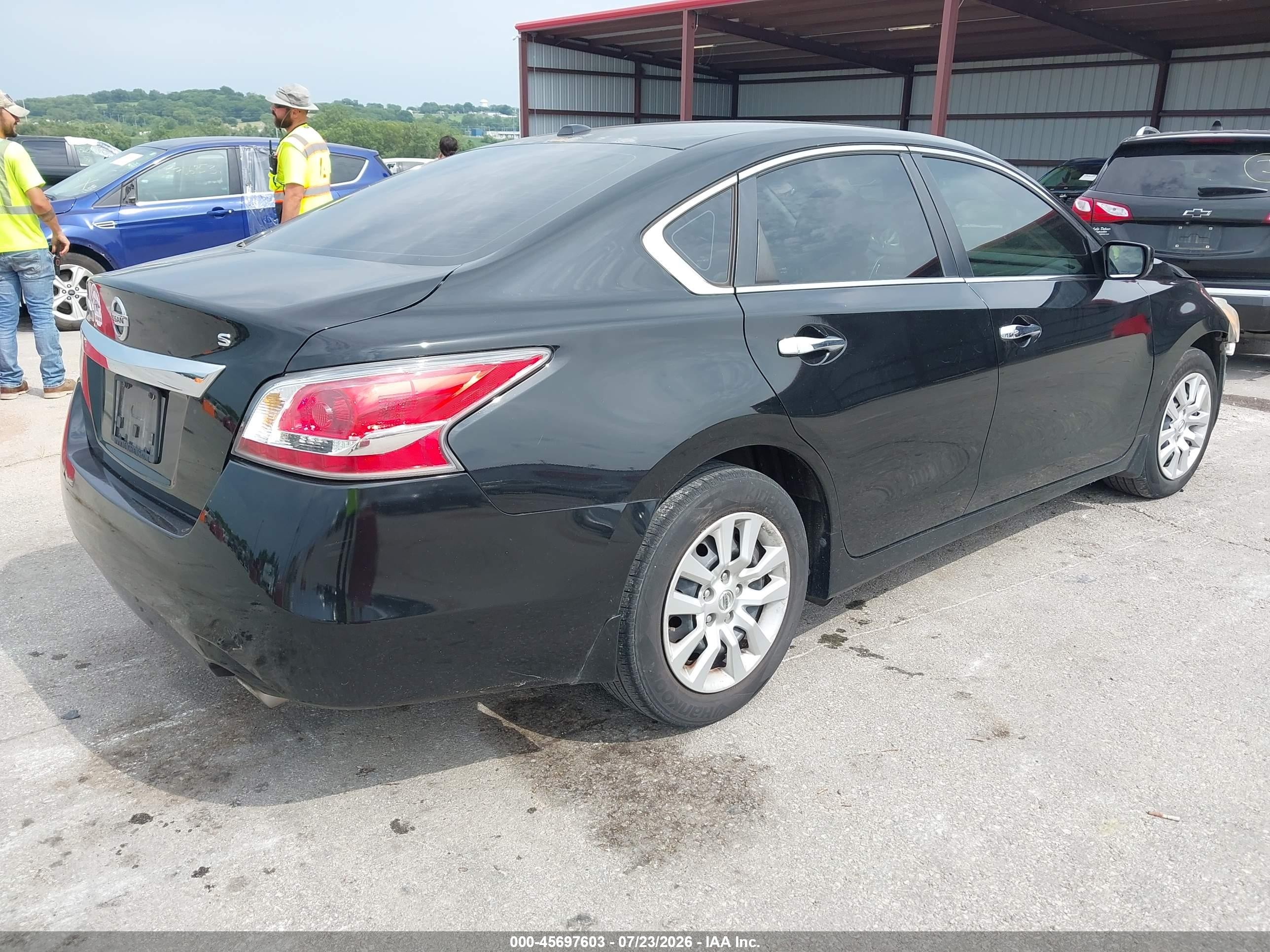 2015 Nissan Altima 2.5 S Black vin: 1N4AL3AP0FC433758