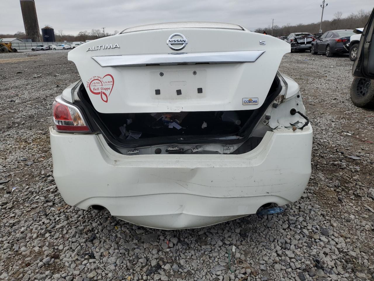 2015 Nissan Altima 2.5 White vin: 1N4AL3AP0FC450480