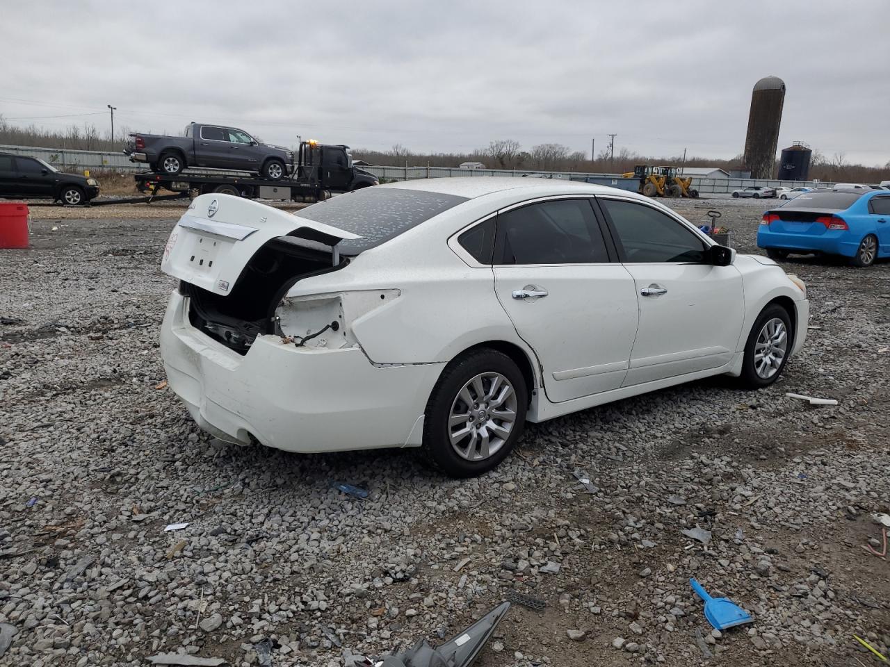 2015 Nissan Altima 2.5 White vin: 1N4AL3AP0FC450480
