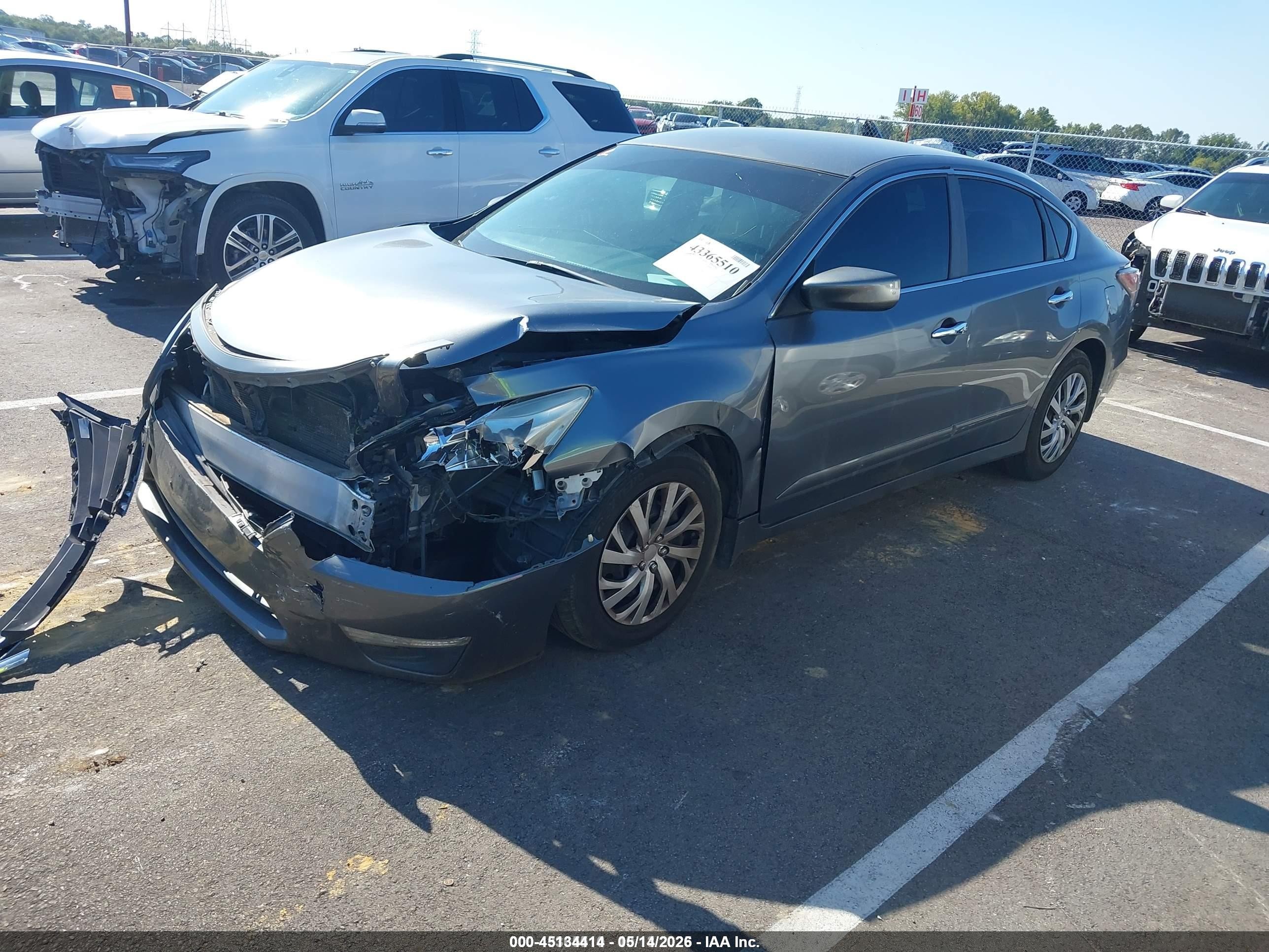 2015 Nissan Altima 2.5 S Gray vin: 1N4AL3AP0FC459275