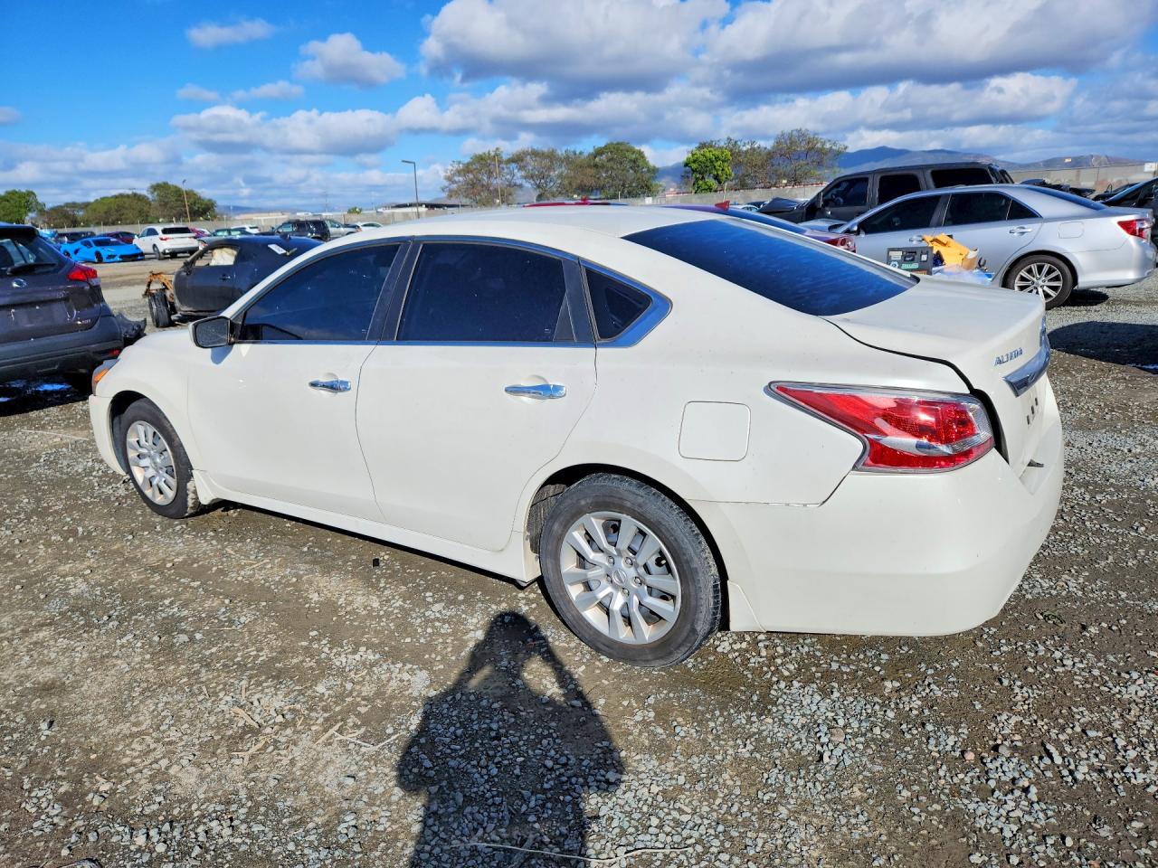 2015 Nissan Altima 2.5 White vin: 1N4AL3AP0FC464881