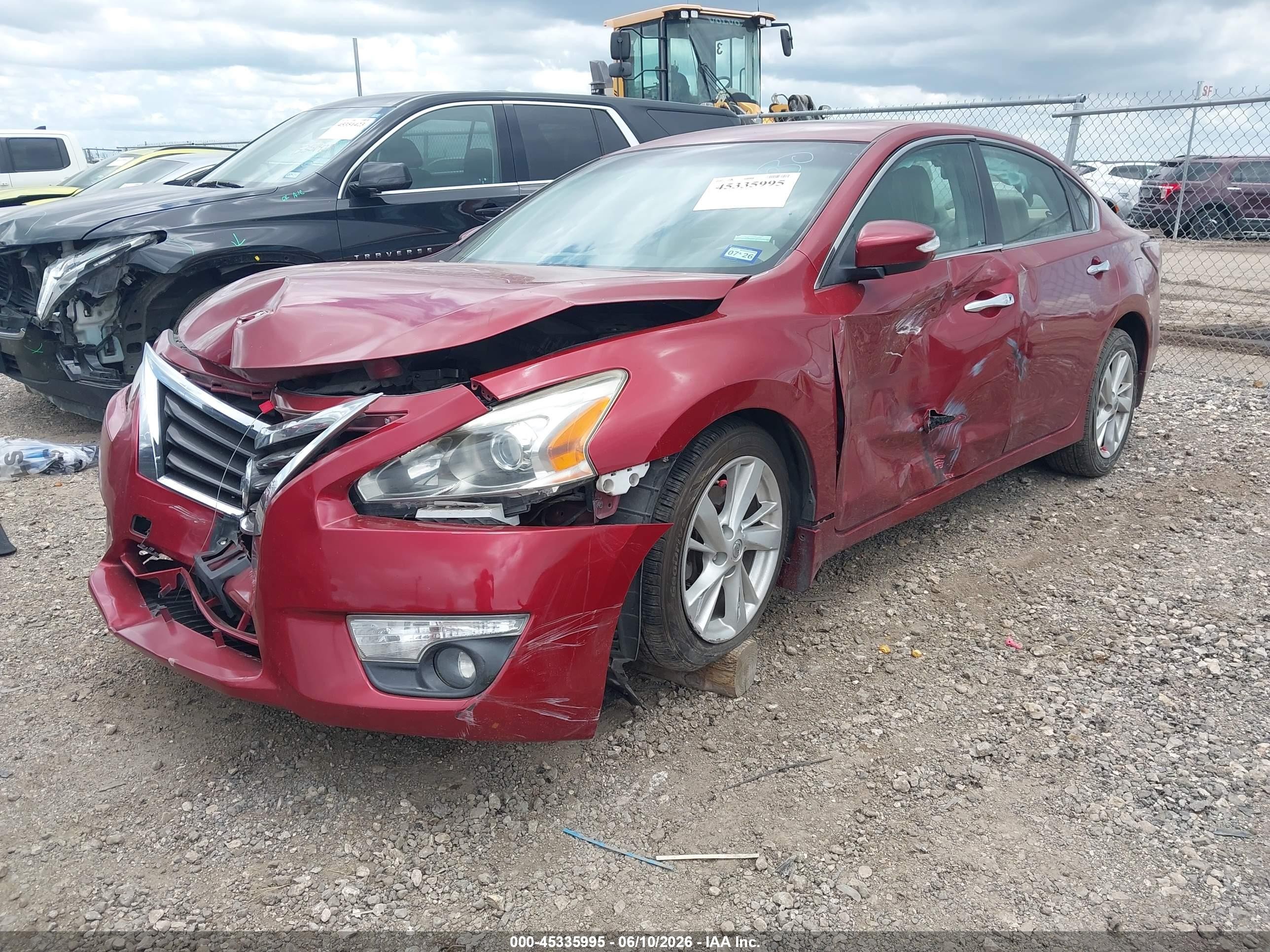 2015 Nissan Altima 2.5 Sv Red vin: 1N4AL3AP0FC470230