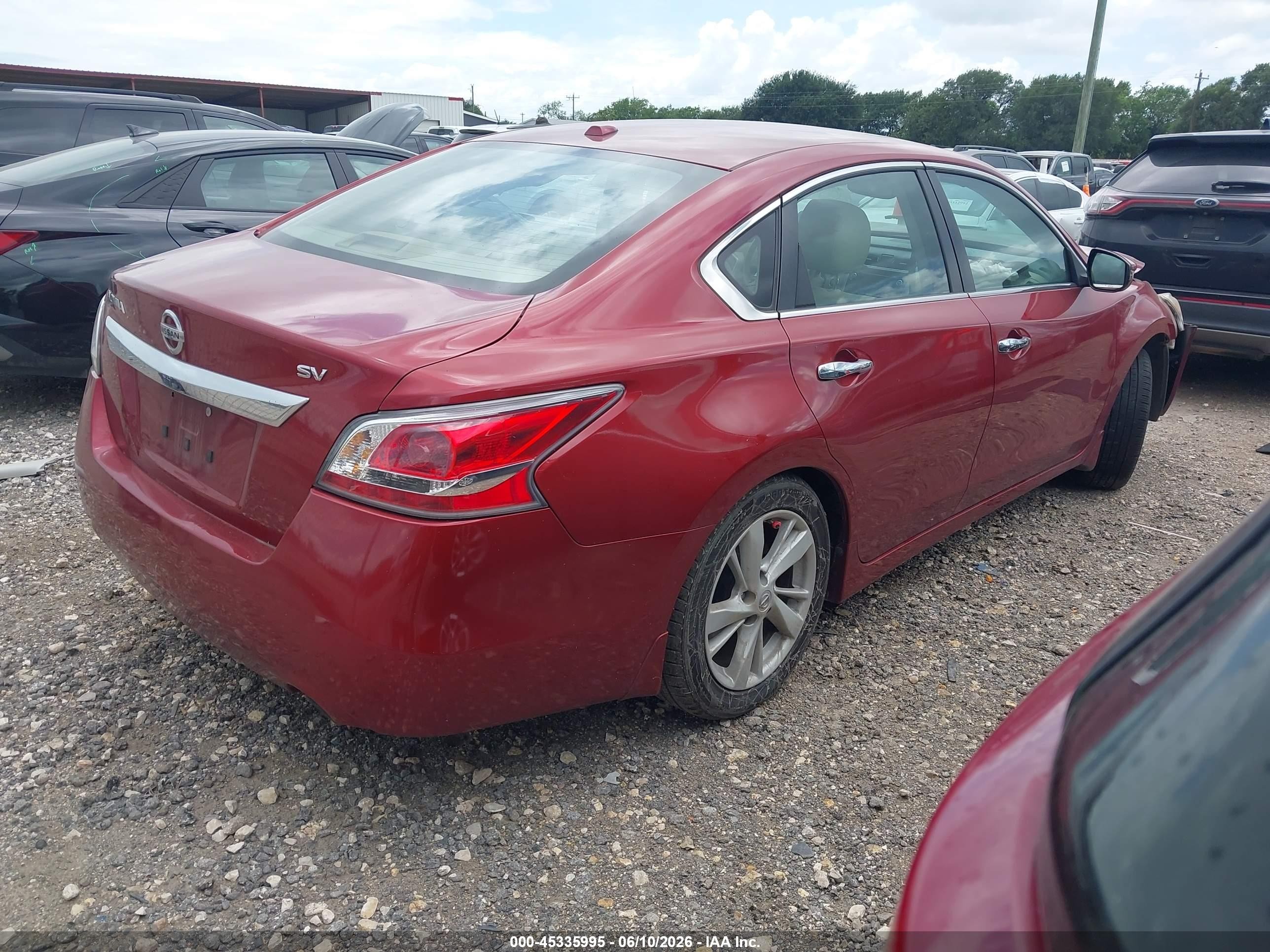 2015 Nissan Altima 2.5 Sv Red vin: 1N4AL3AP0FC470230