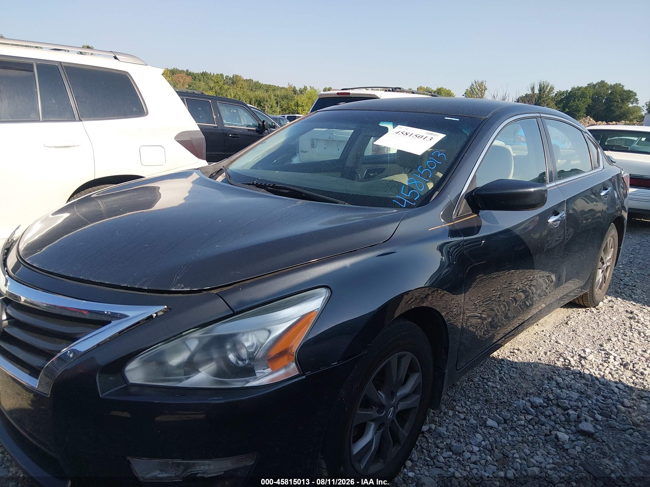 2015 Nissan Altima 2.5 S Black vin: 1N4AL3AP0FC492261
