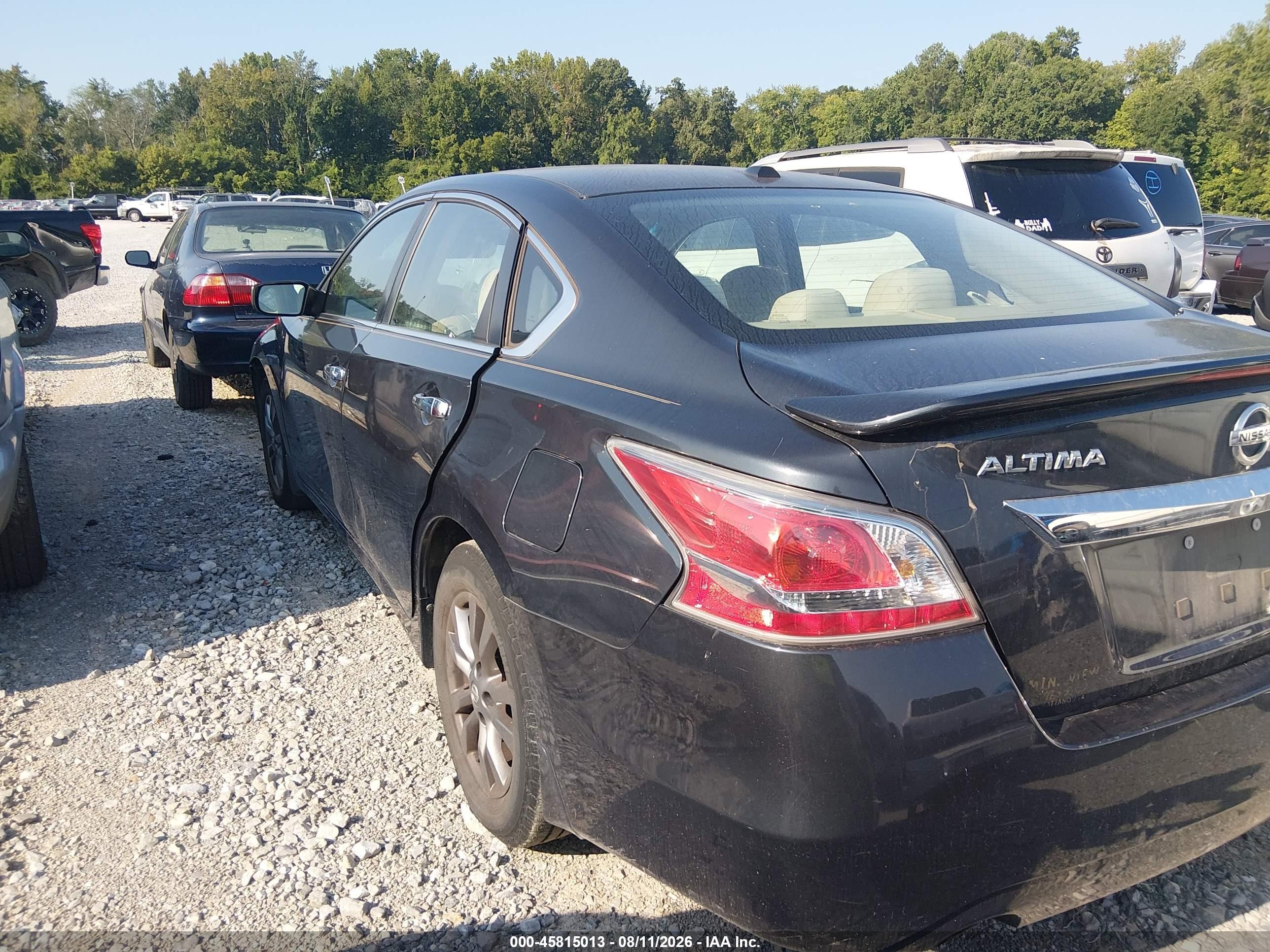 2015 Nissan Altima 2.5 S Black vin: 1N4AL3AP0FC492261