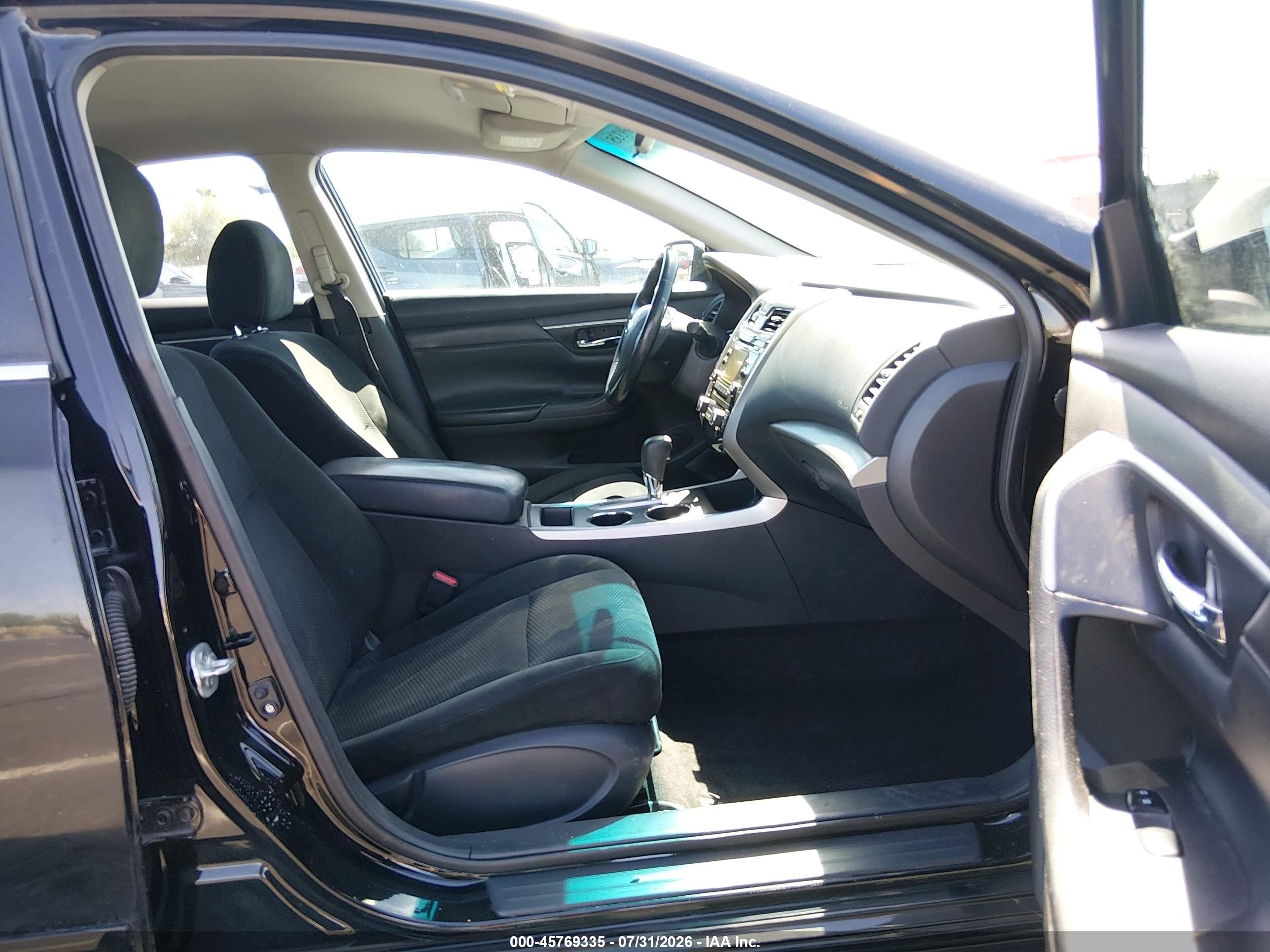 2015 Nissan Altima 2.5 Sv Black vin: 1N4AL3AP0FC573986