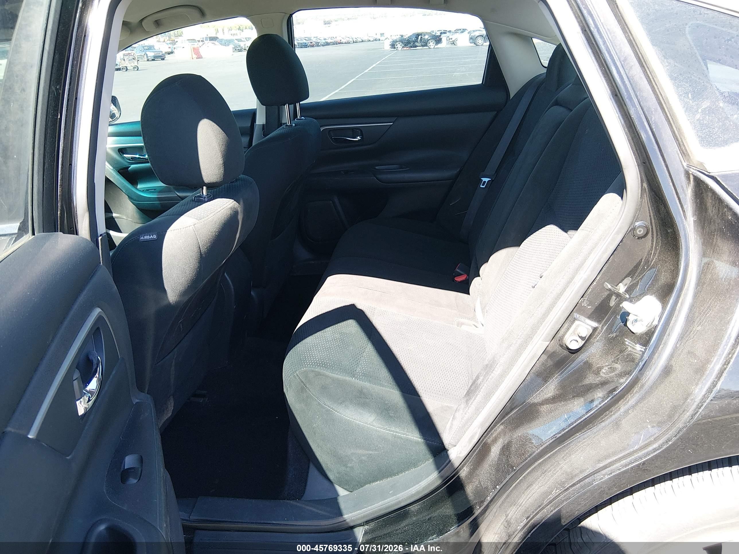 2015 Nissan Altima 2.5 Sv Black vin: 1N4AL3AP0FC573986