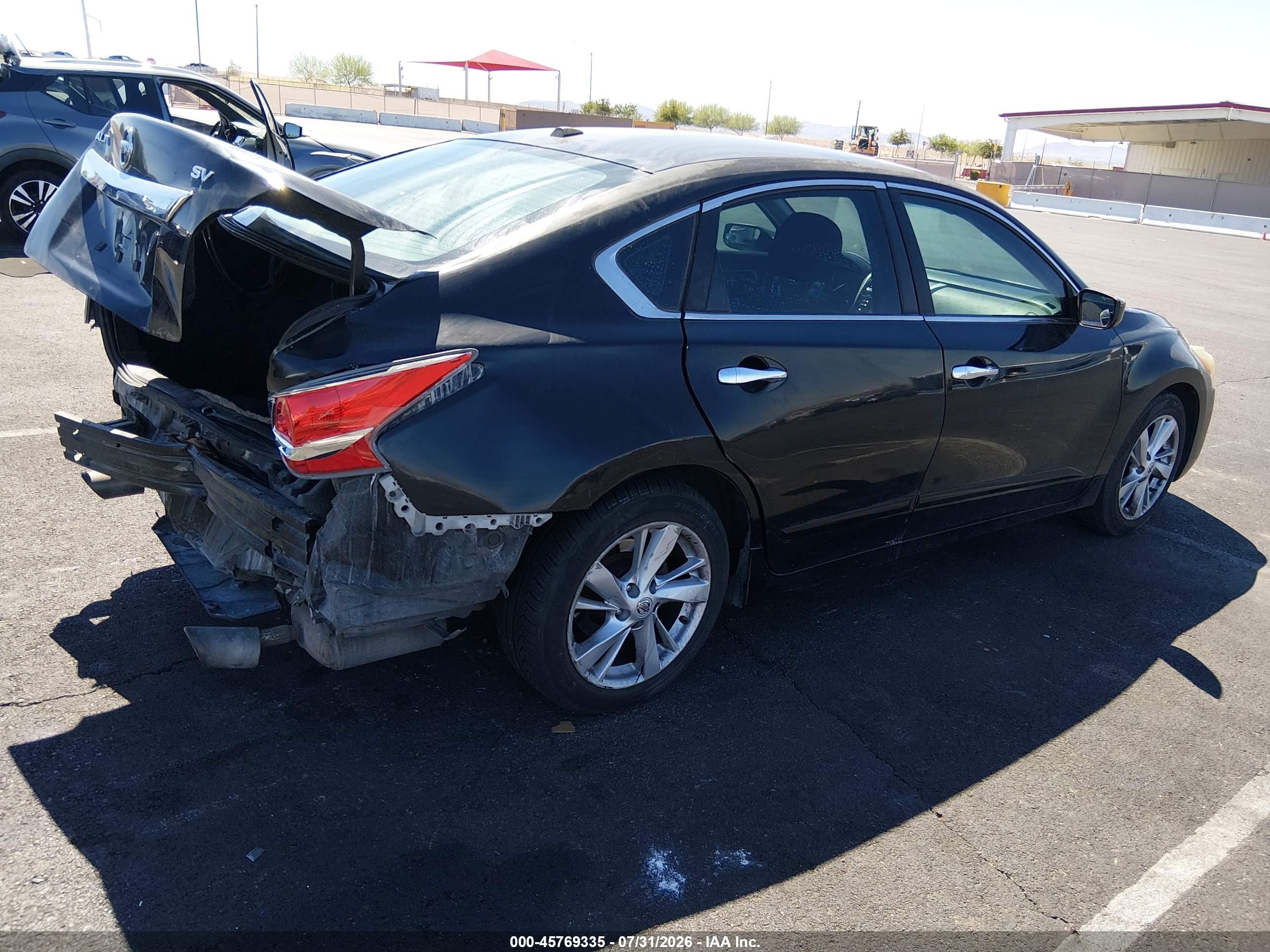 2015 Nissan Altima 2.5 Sv Black vin: 1N4AL3AP0FC573986
