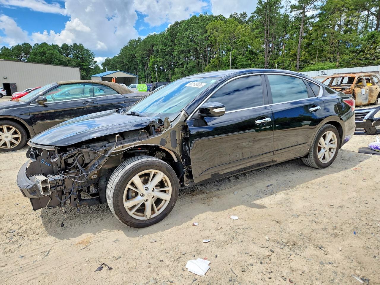 2015 Nissan Altima 2.5 Sv Black vin: 1N4AL3AP0FC586026