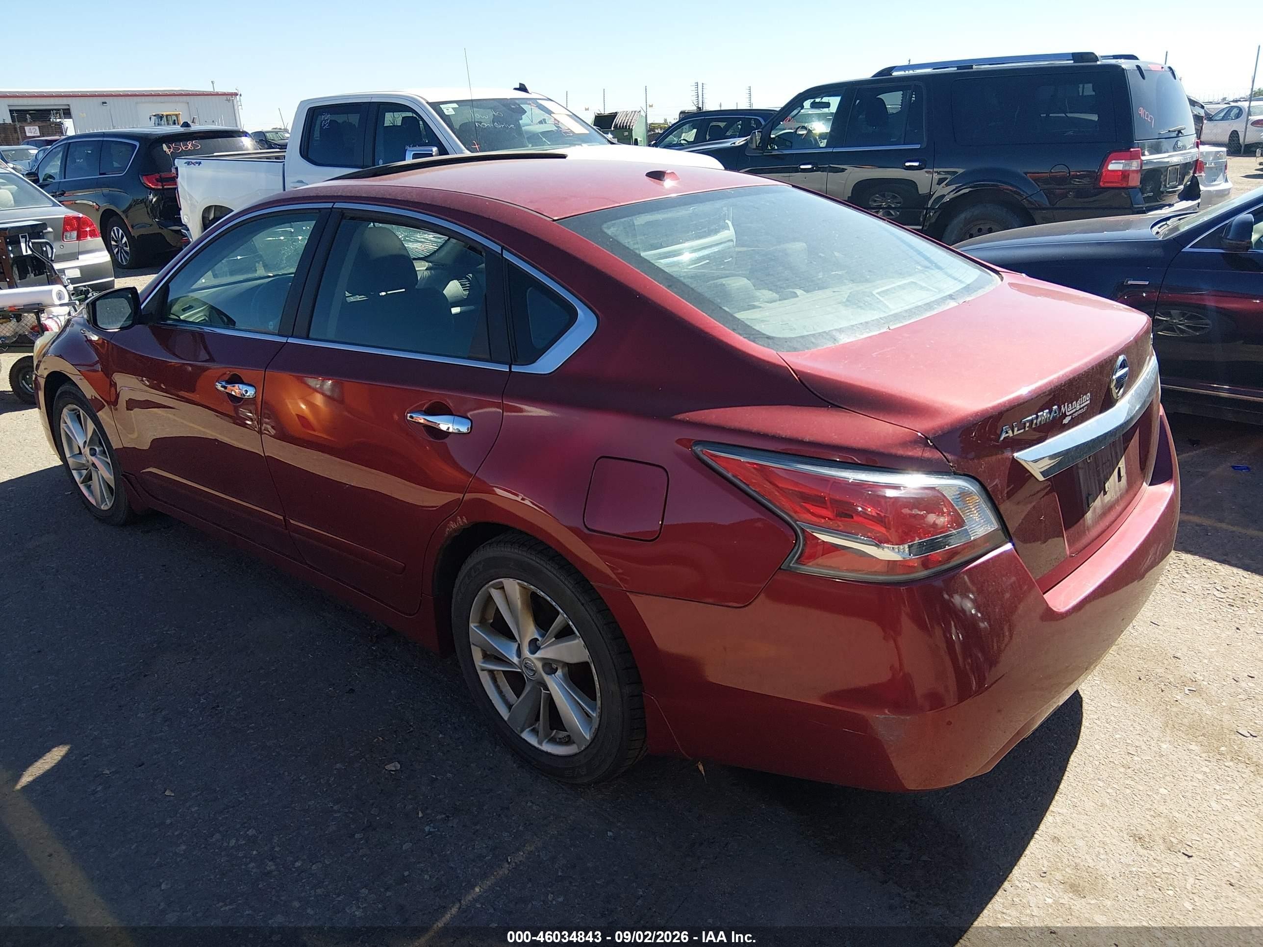 2015 Nissan Altima 2.5 Sl Red vin: 1N4AL3AP0FN302706