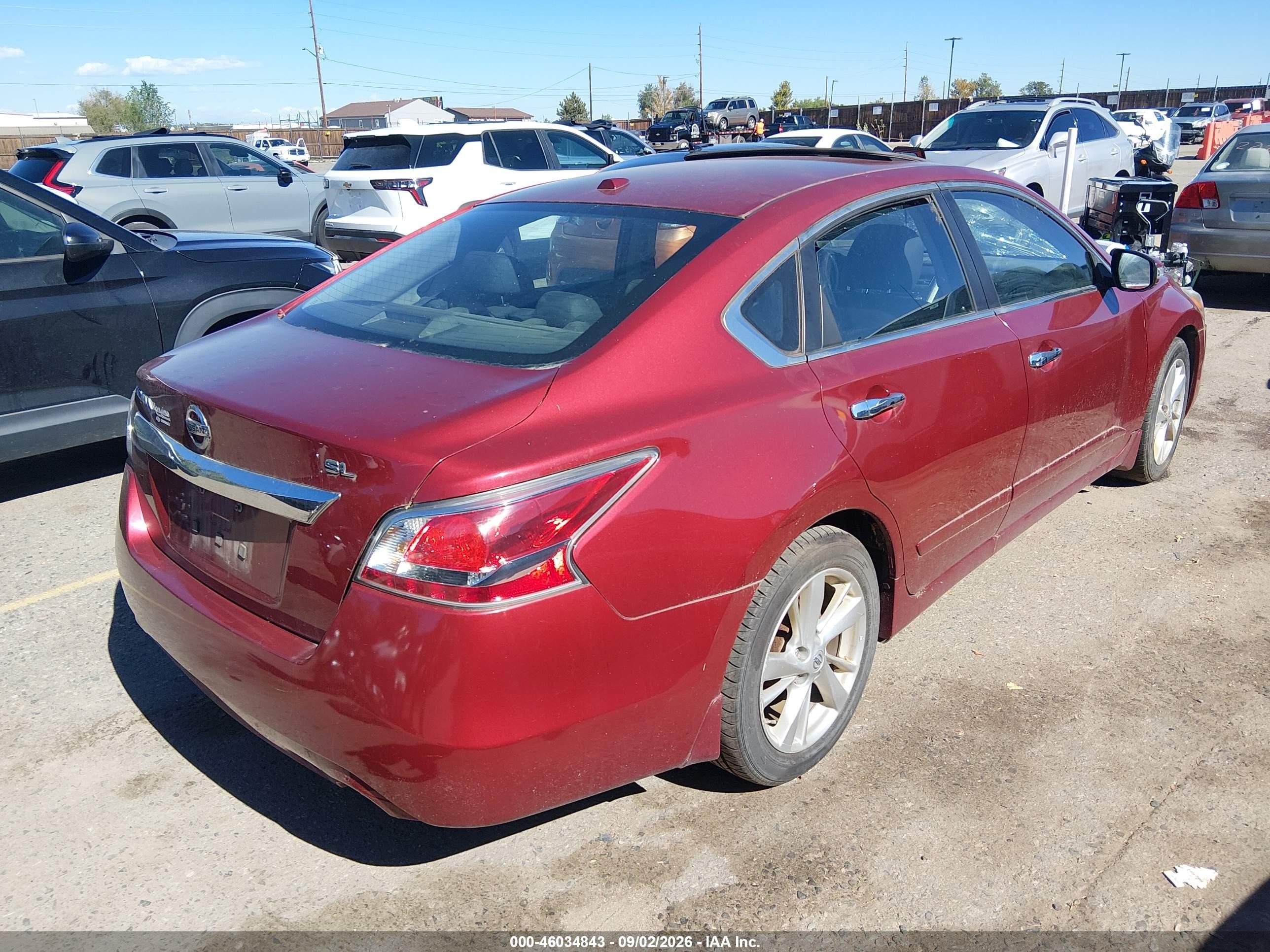 2015 Nissan Altima 2.5 Sl Red vin: 1N4AL3AP0FN302706