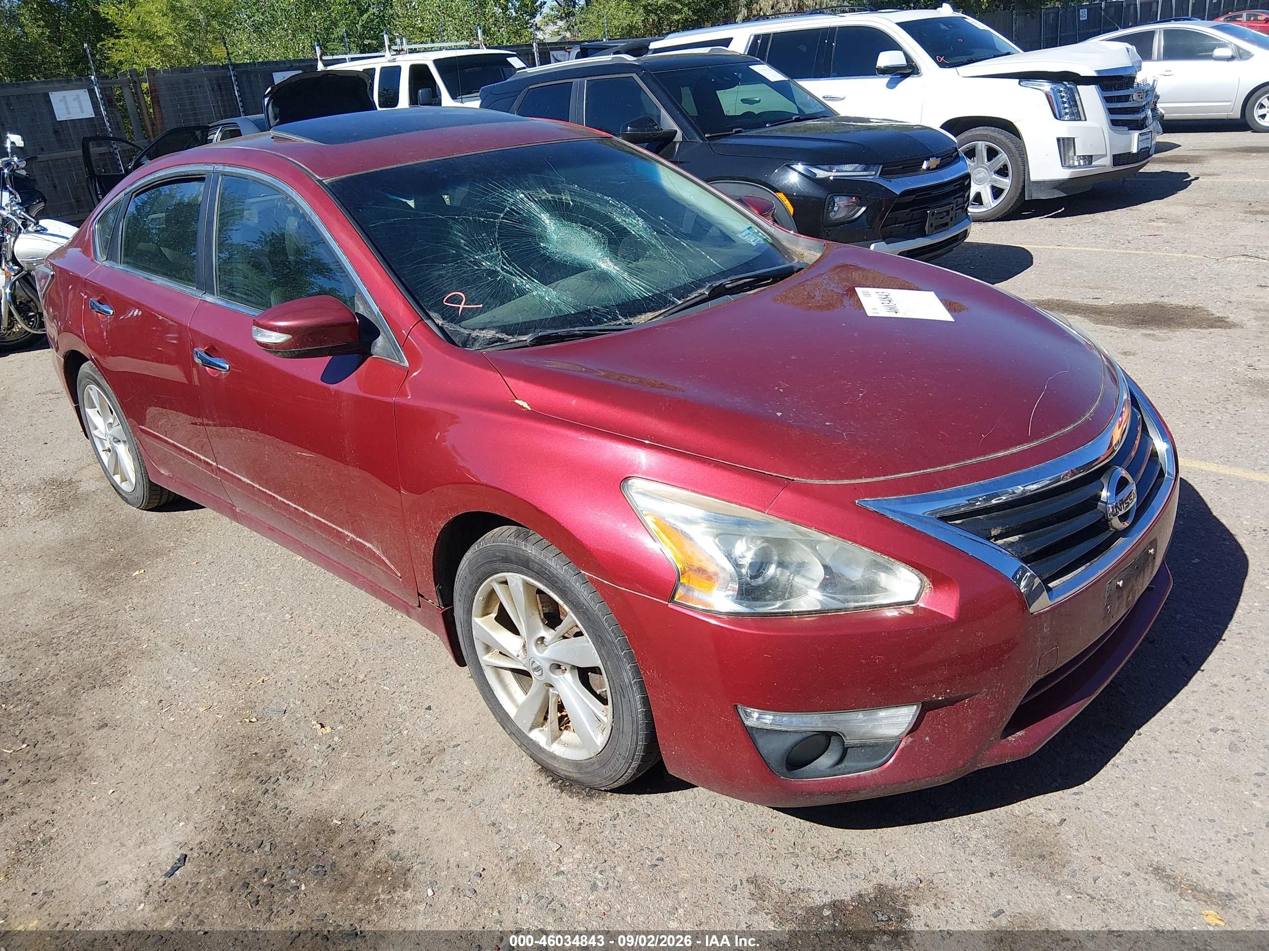2015 Nissan Altima 2.5 Sl Красный vin: 1N4AL3AP0FN302706